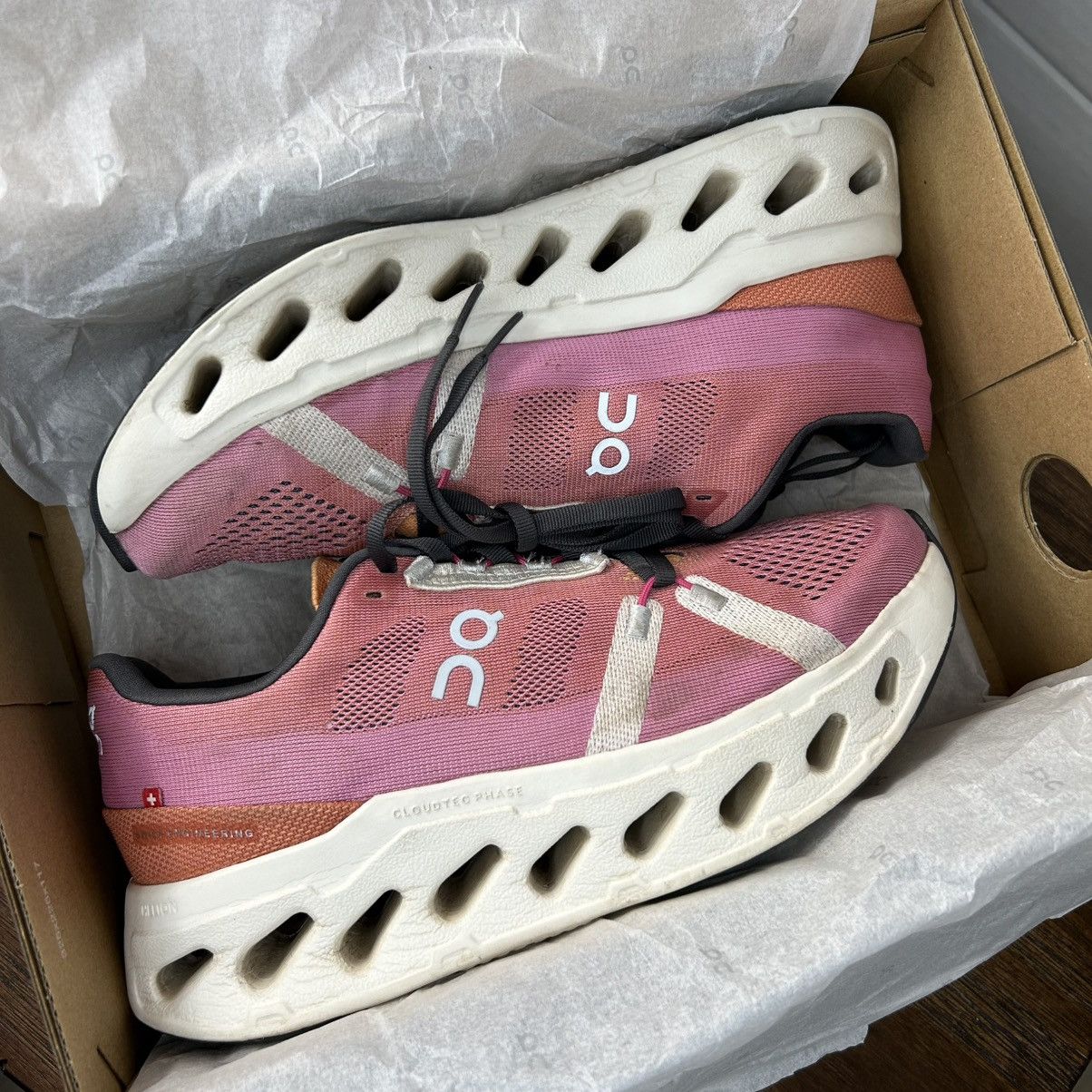 On On Running Cloudeclipse Tangerine Ivory Women Size 9 Size US 9 / IT 39 - 7 Thumbnail