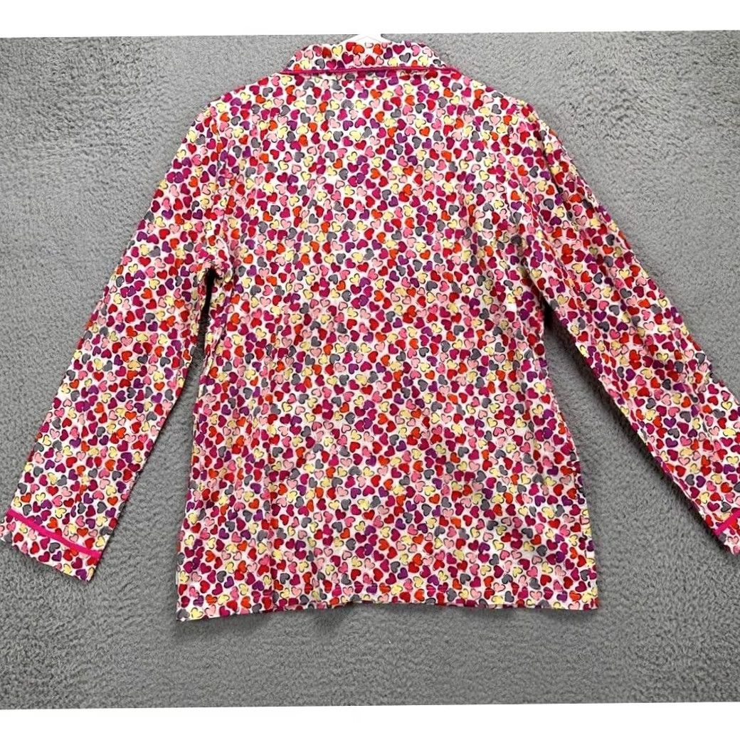 Victoria's Secret Victoria's Secret Pajama Top Shirt Womens Small Multi Heart Button Up Ladies NEW Shirt Size S / US 4 / IT 40 - 2 Thumbnail