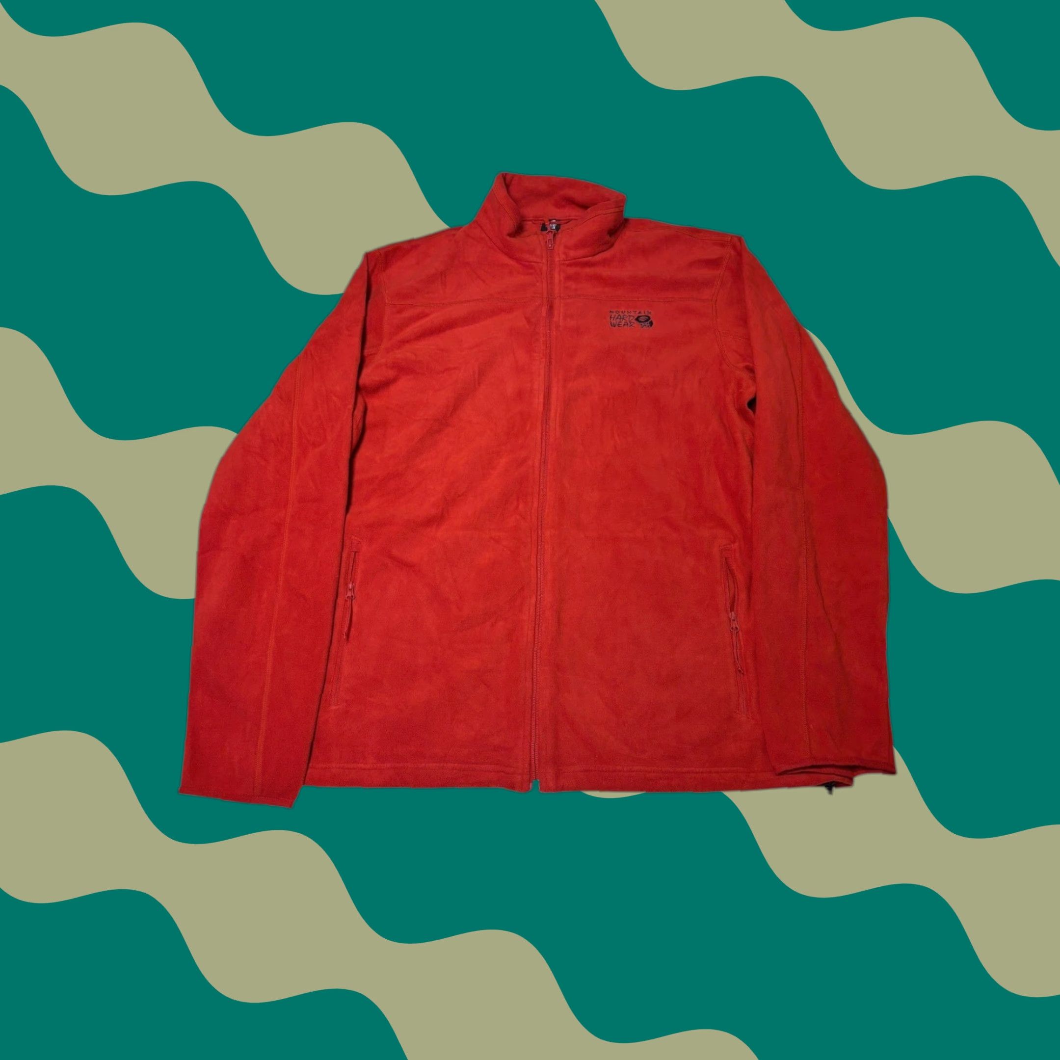 Mountain Hardwear Mountain Hardwear Fleece Jacket Full Zip Men's XL Orange Size US XL / EU 56 / 4 - 1 Thumbnail