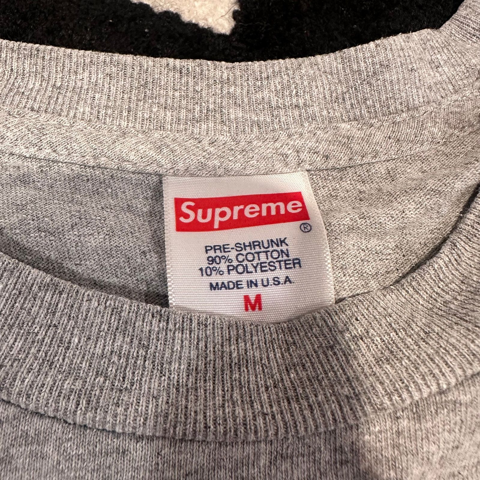 Supreme Supreme Jet Tee - Heather Grey - Size Medium - Used Size US M / EU 48-50 / 2 - 4 Thumbnail