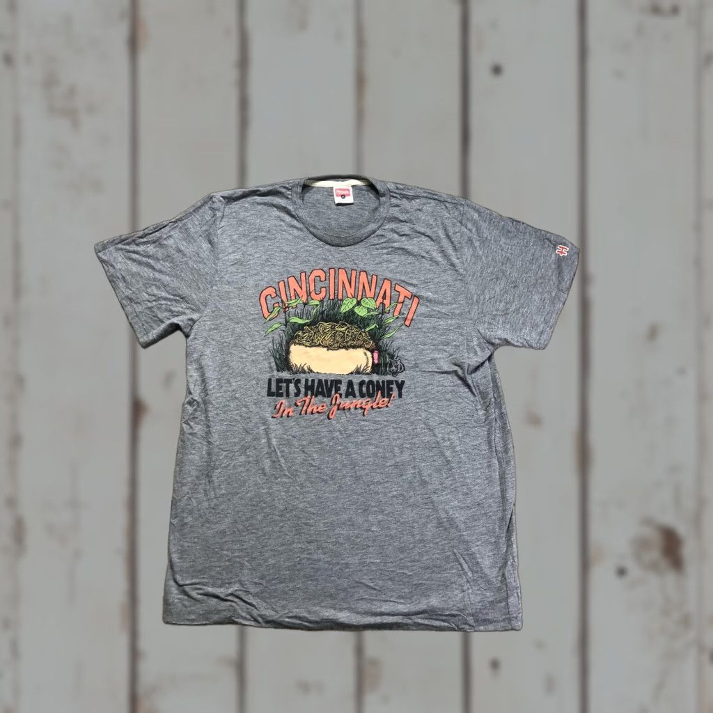 Vintage Homage Shirt Mens XL Gray Cincinnati Coney Graphic Tee Jungle Lets Have A Coney Size US XL / EU 56 / 4 - 1 Thumbnail