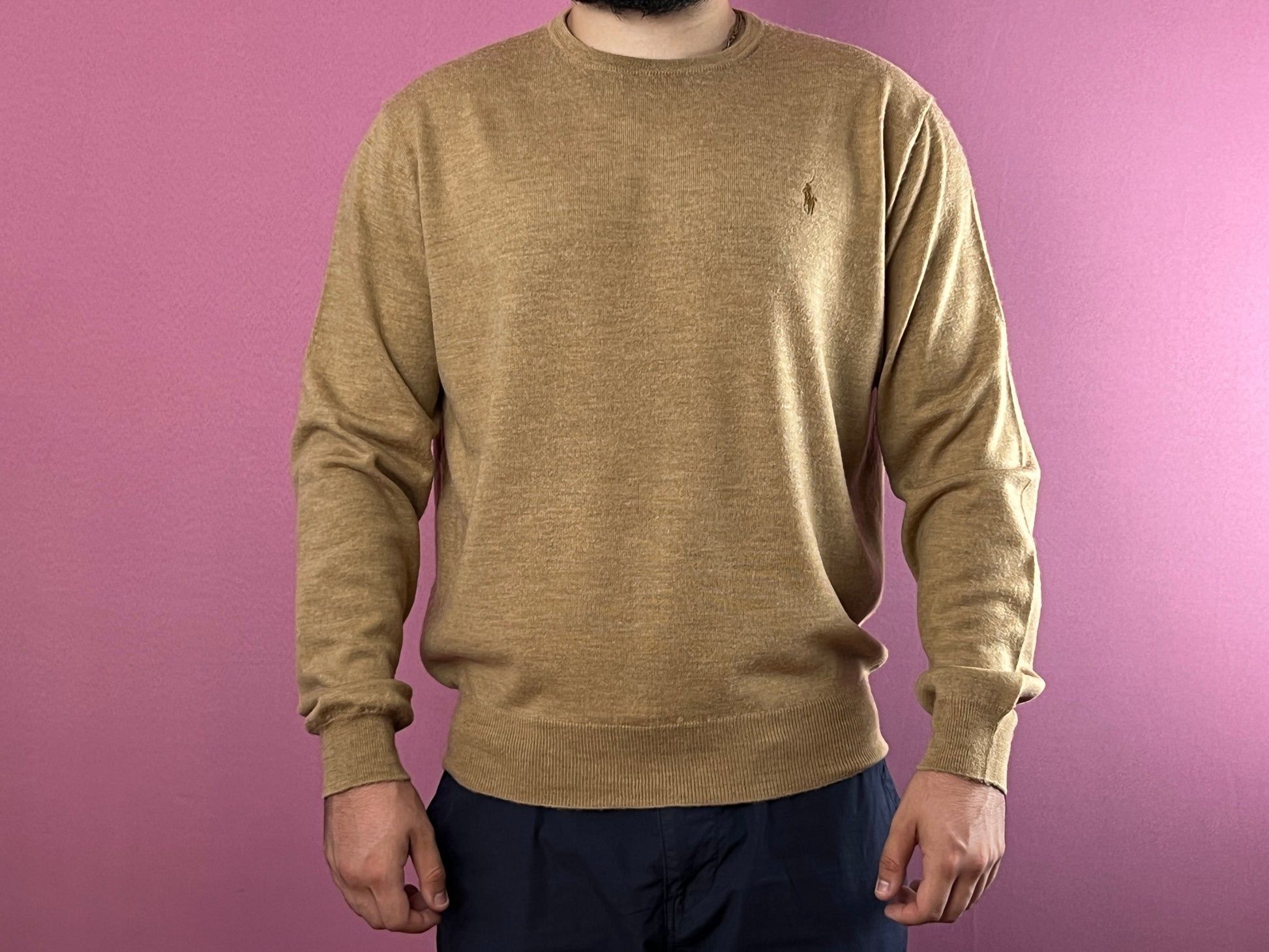 Polo Ralph Lauren Polo Ralph Lauren Vintage Men's Menrino Wool Knit Sweater-L Size US L / EU 52-54 / 3 - 3 Thumbnail