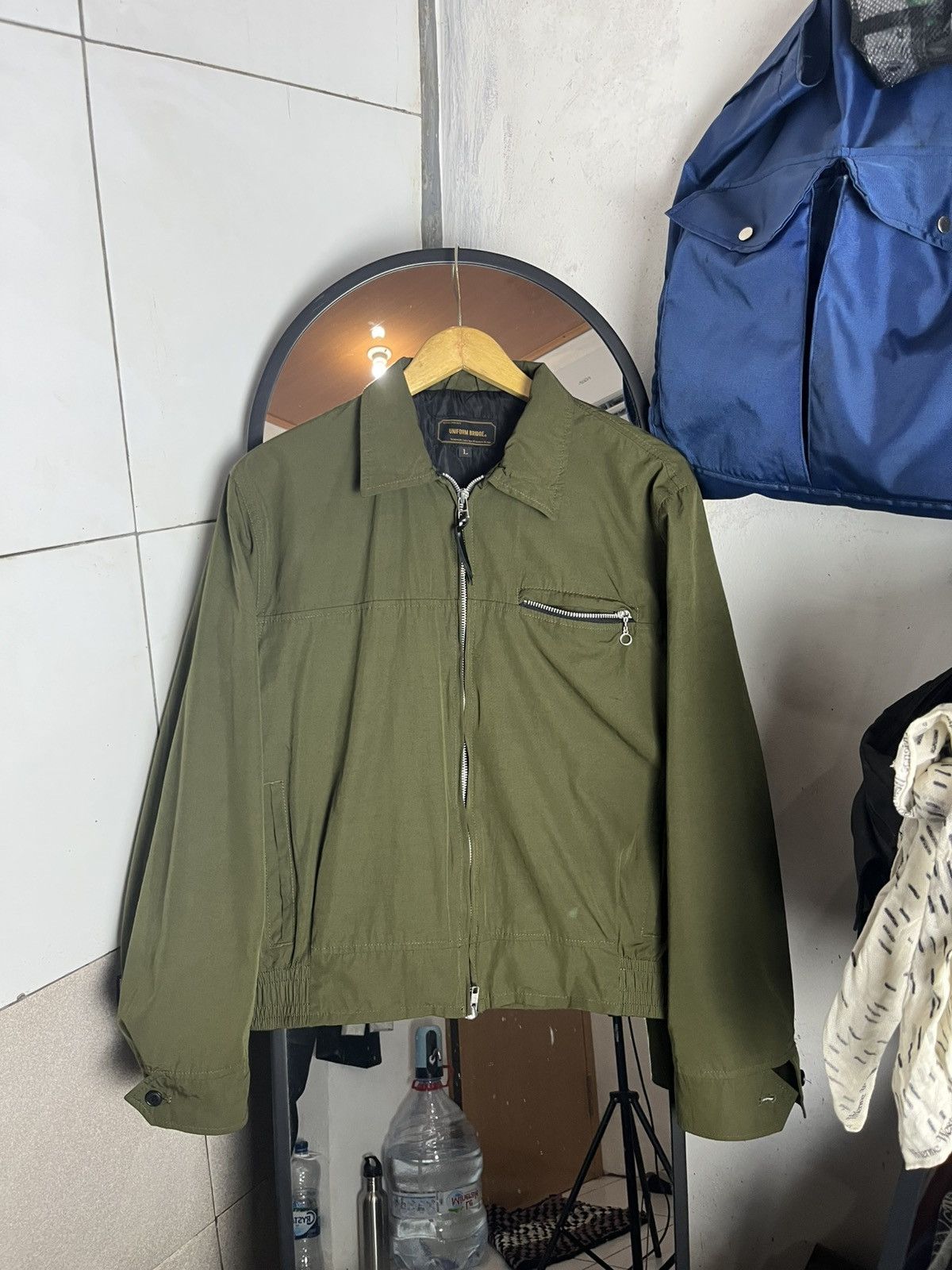 Uniform Bridge Uniform bridge work jacket boxyfit cut green army Size US L / EU 52-54 / 3 - 1 Thumbnail