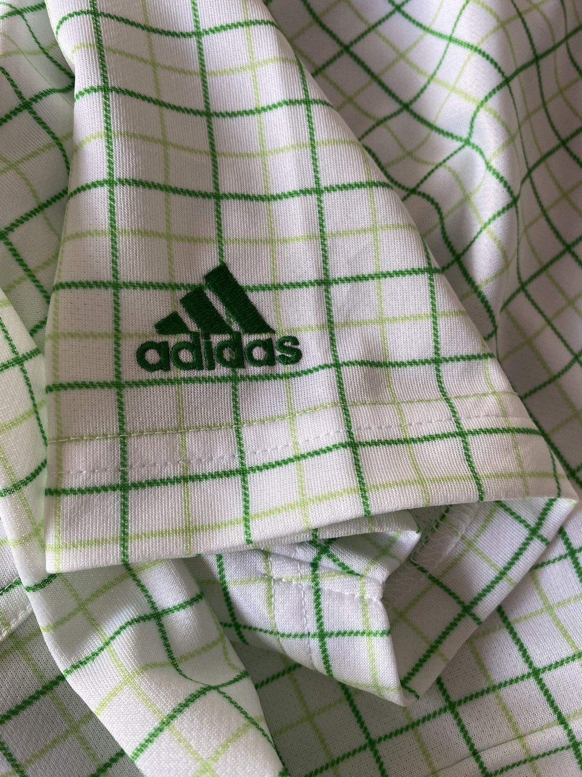 Adidas Adidas c Stell McCartney grid print shirt Size US S / EU 44-46 / 1 - 4 Thumbnail