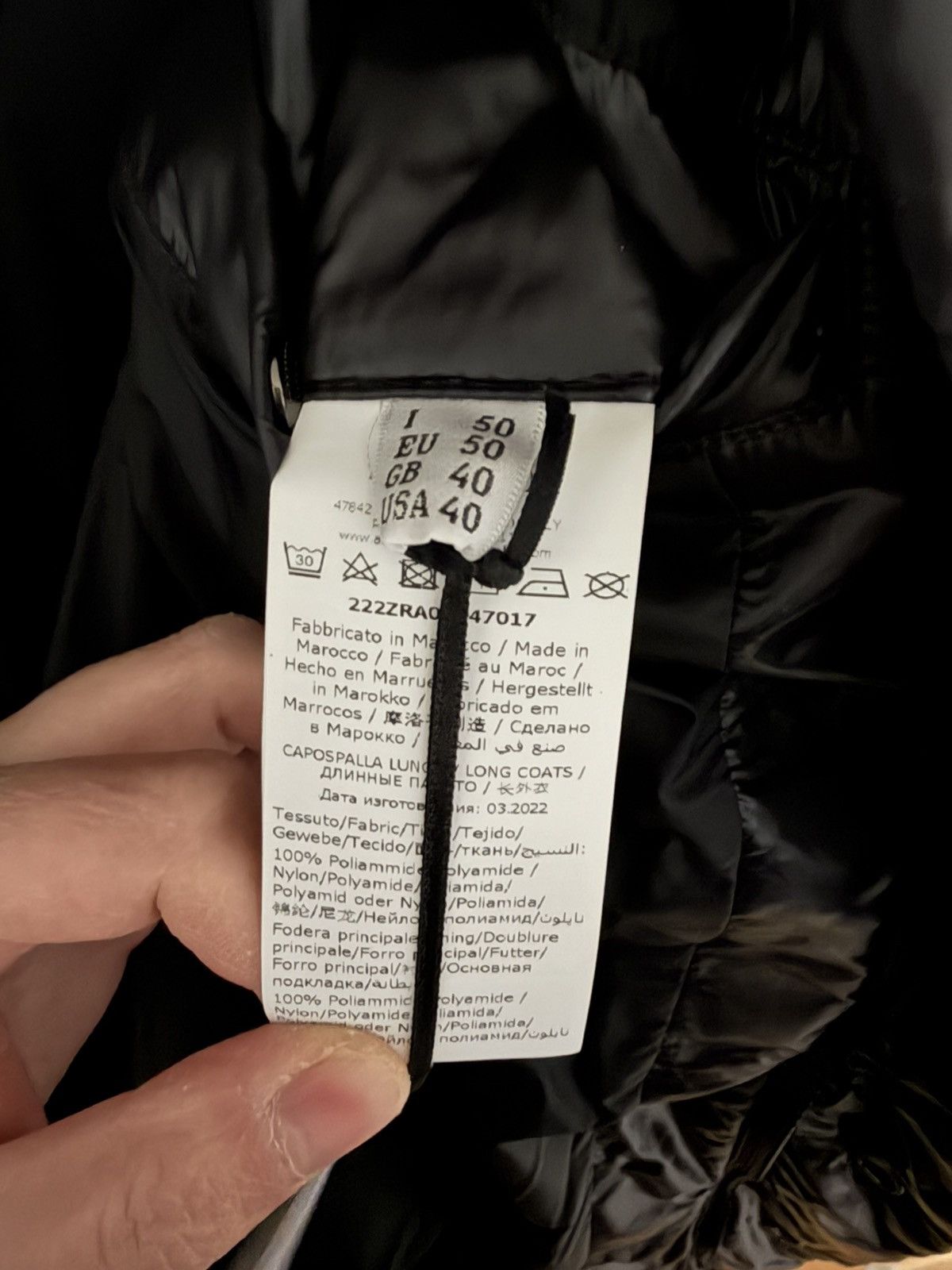 Moschino Moschino Puffed Jacket Men Size 50 Size US M / EU 48-50 / 2 - 8 Thumbnail
