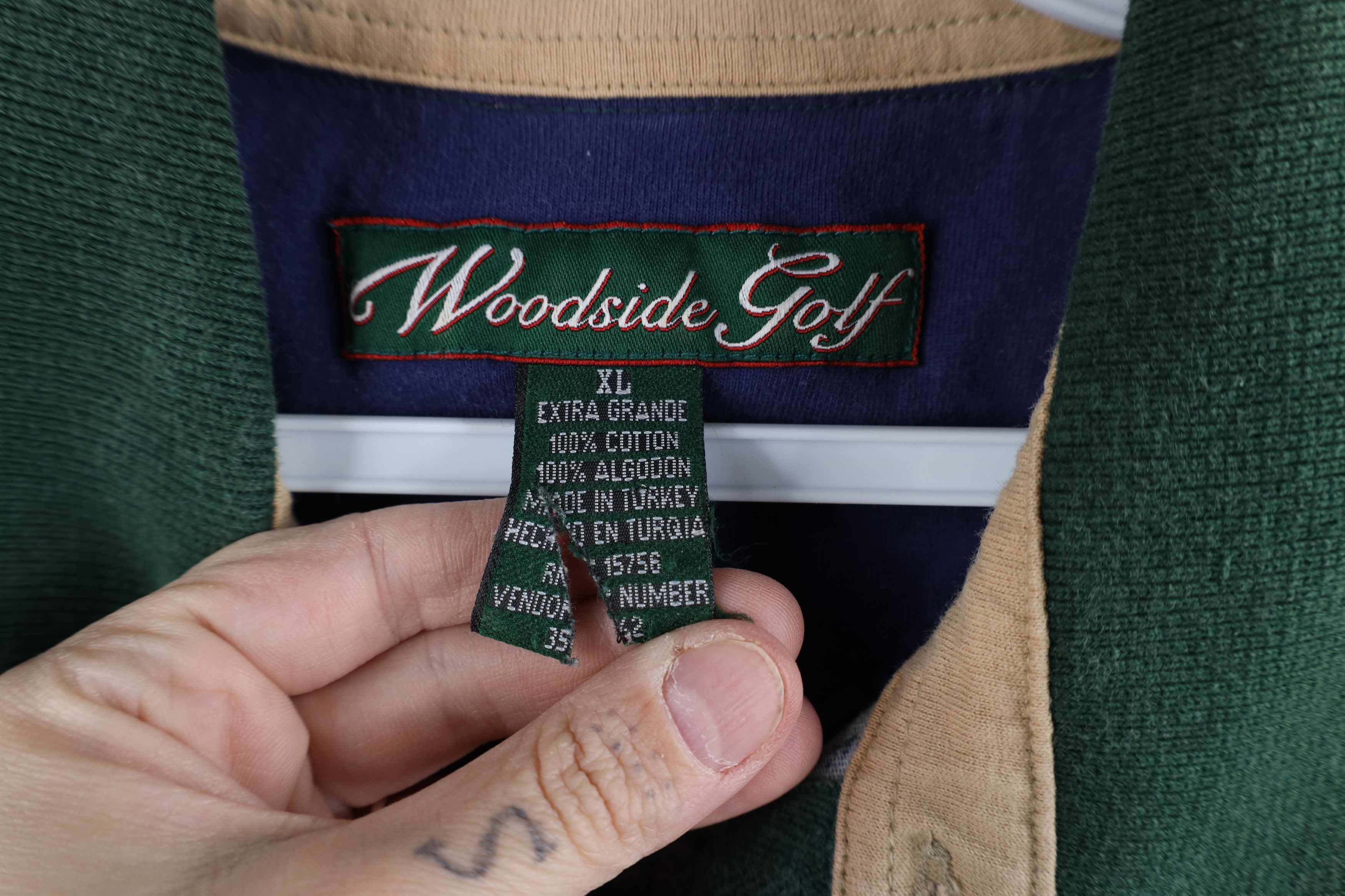 Vintage Vintage 90s Streetwear Fit Diamond Collared Golf Polo Shirt Size US XL / EU 56 / 4 - 7 Thumbnail