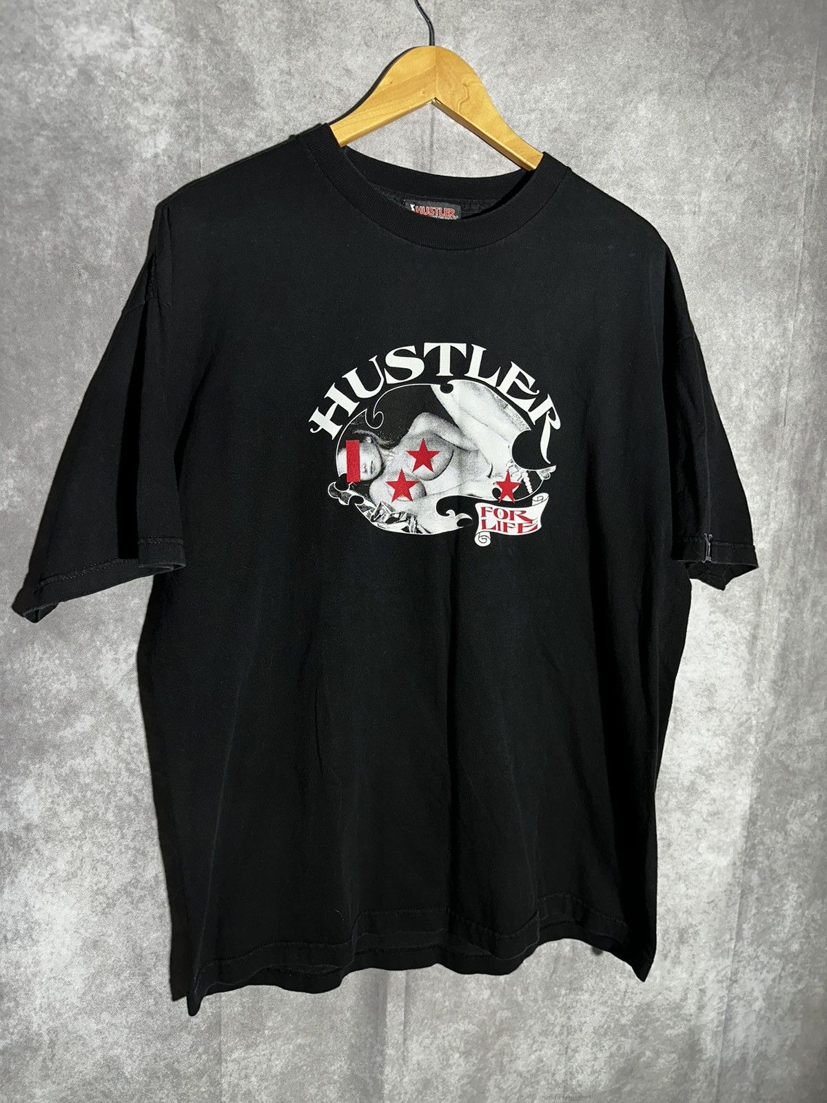 Vintage Hustler Tee Size US XL / EU 56 / 4 - 1 Thumbnail