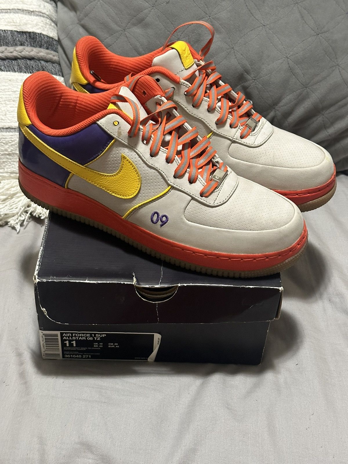 Nike Nike Air Force 1 supreme all star ‘08 TZ Size US 11 / EU 44 - 1 Thumbnail