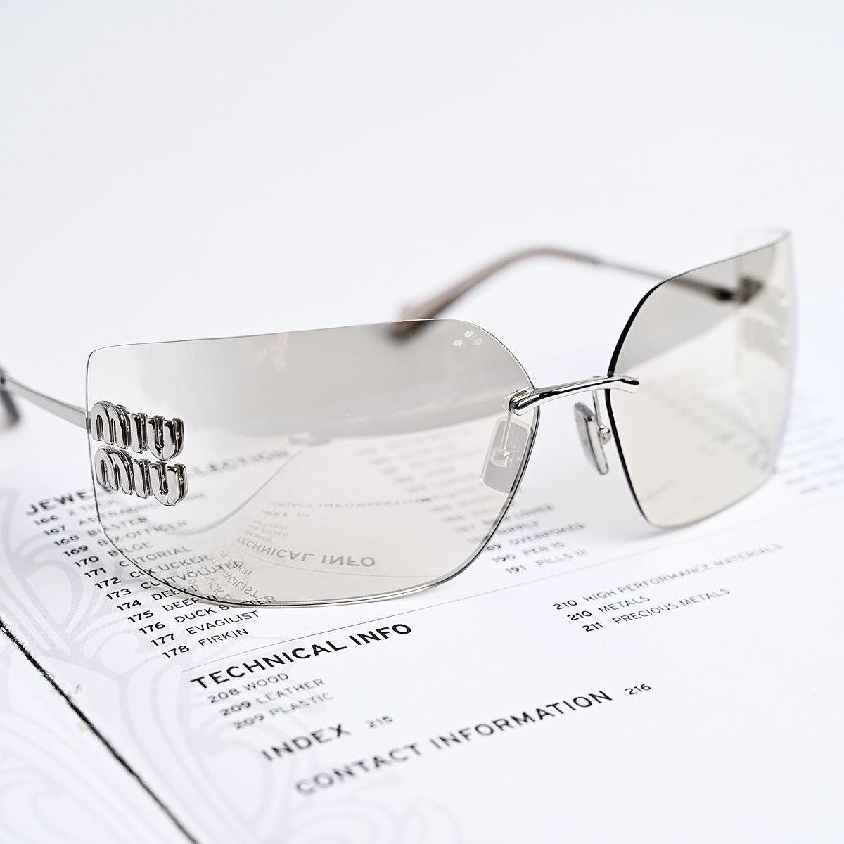 Miu Miu MIU MIU 0MU 54YS SUNGLASSES Size ONE SIZE - 12 Thumbnail