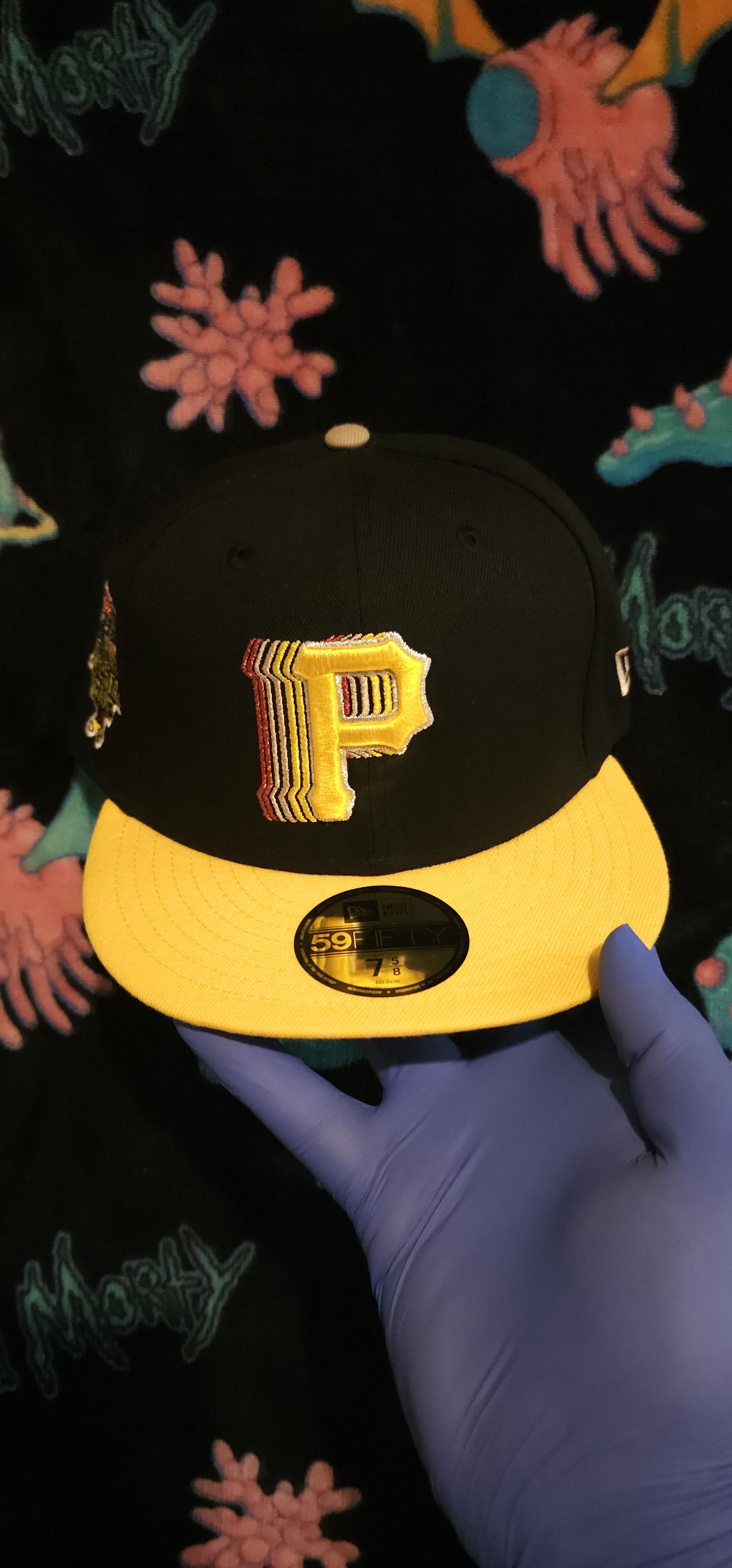 New Era Sz 7 5/8 Pittsburgh pirates Two tone Black & Yellow Size ONE SIZE - 1 Thumbnail