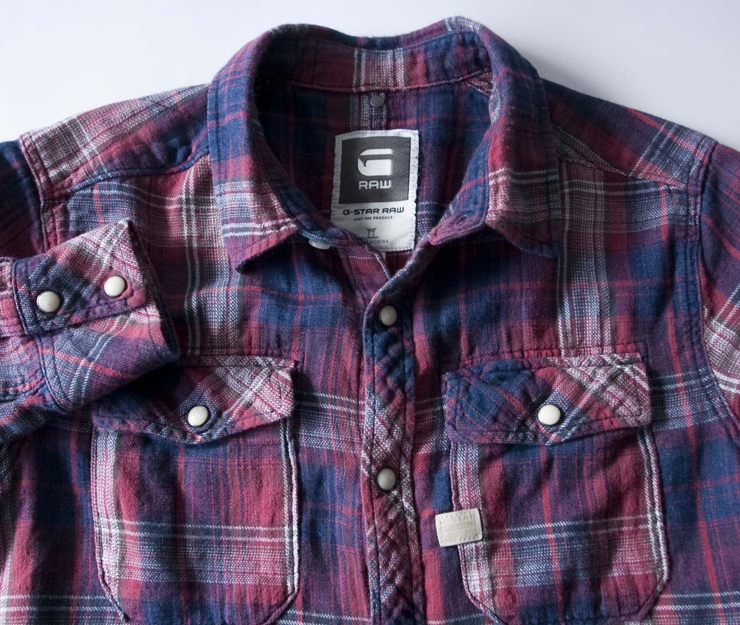 G-Star G Star Raw Shirt Flannel Size S Plaid Size US S / EU 44-46 / 1 - 1 Thumbnail