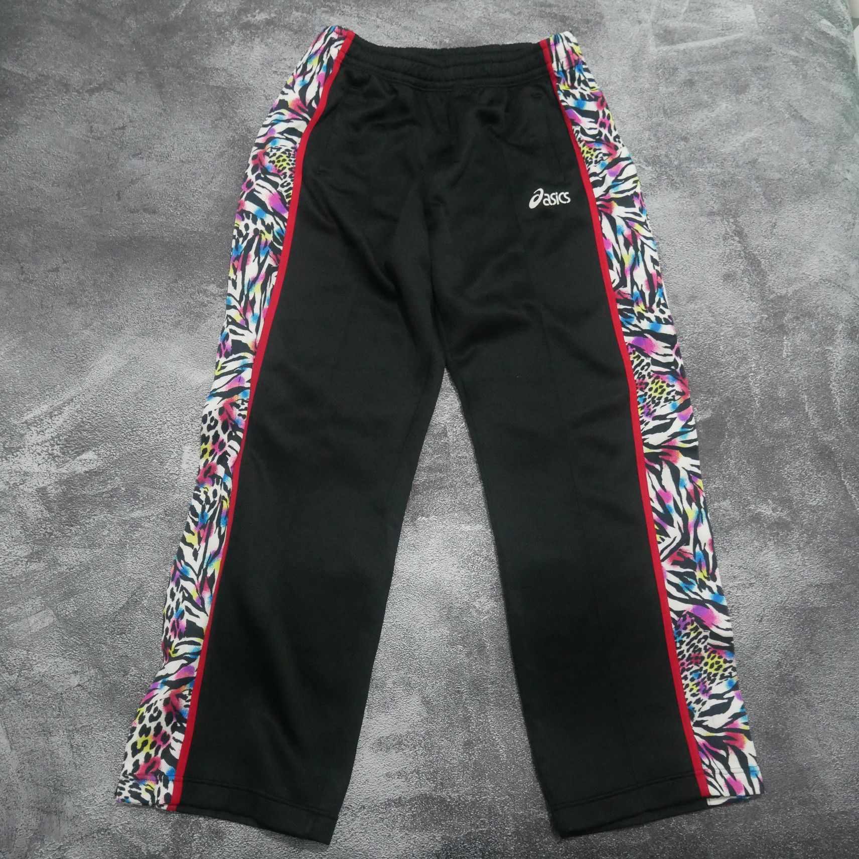 Asics × Japanese Brand Vtg Asics Track Pants 2 Side Button Size US 32 / EU 48 - 2 Thumbnail