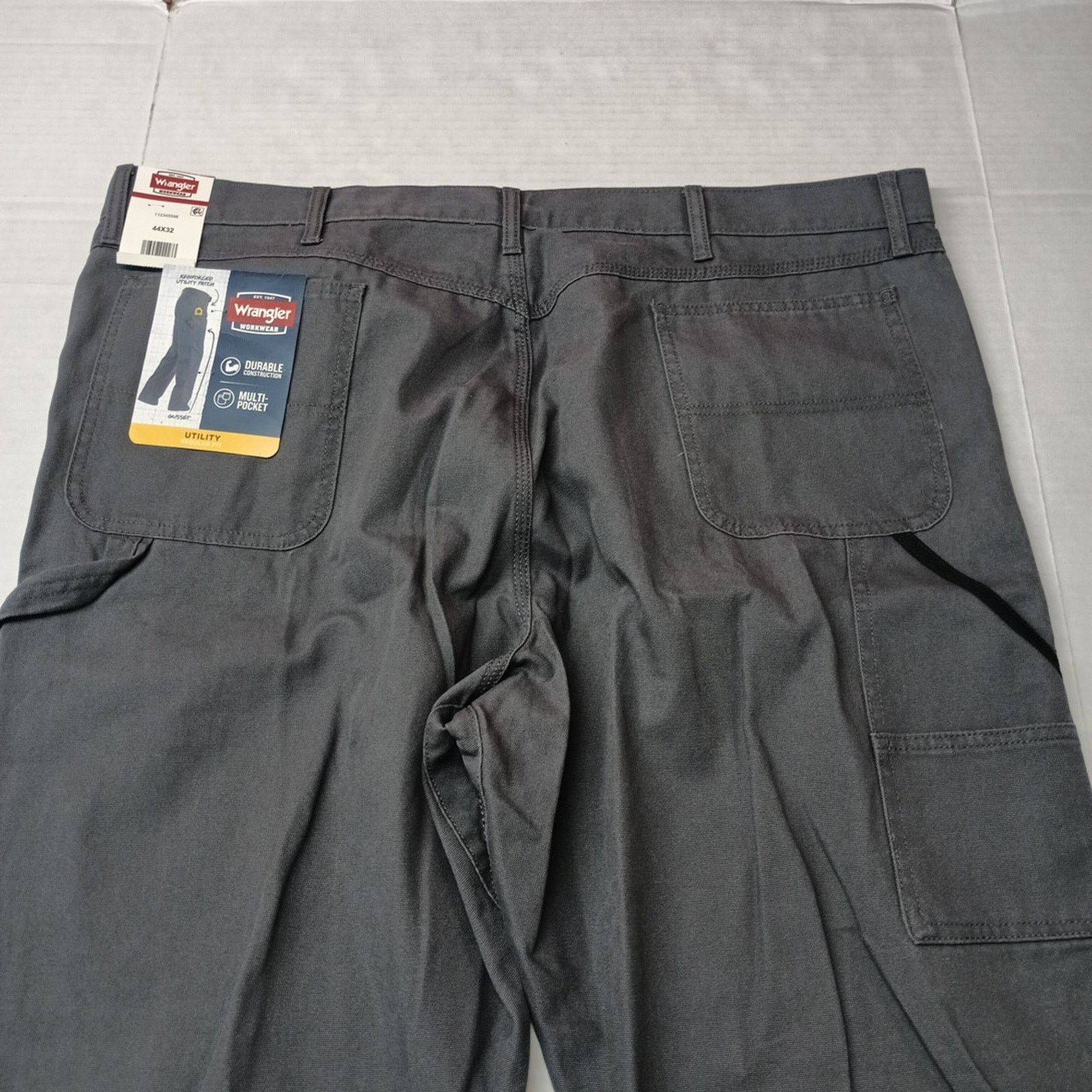 Wrangler Wrangler Workwear Carpenter Pants Men 44x32 Gray Regular Fit Size US 44 / EU 60 - 7 Thumbnail