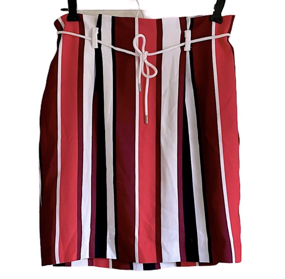 Express EXPRESS STRIPED MINI SKIRT Size 30" / US 8 / IT 44 - 6 Thumbnail
