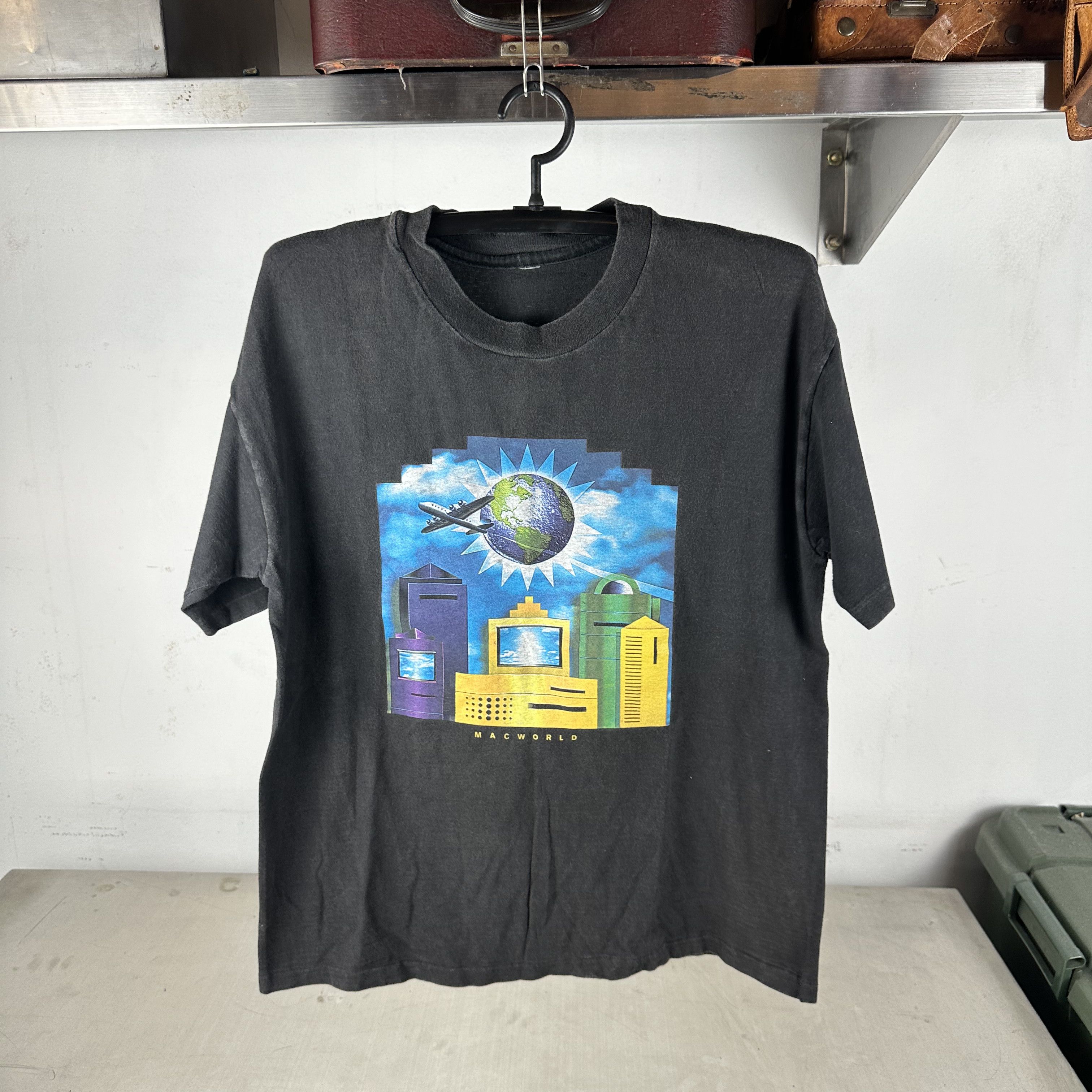 Apple × Vintage Vintage 1991 System 7 MACINTOSH APPLE Computers t