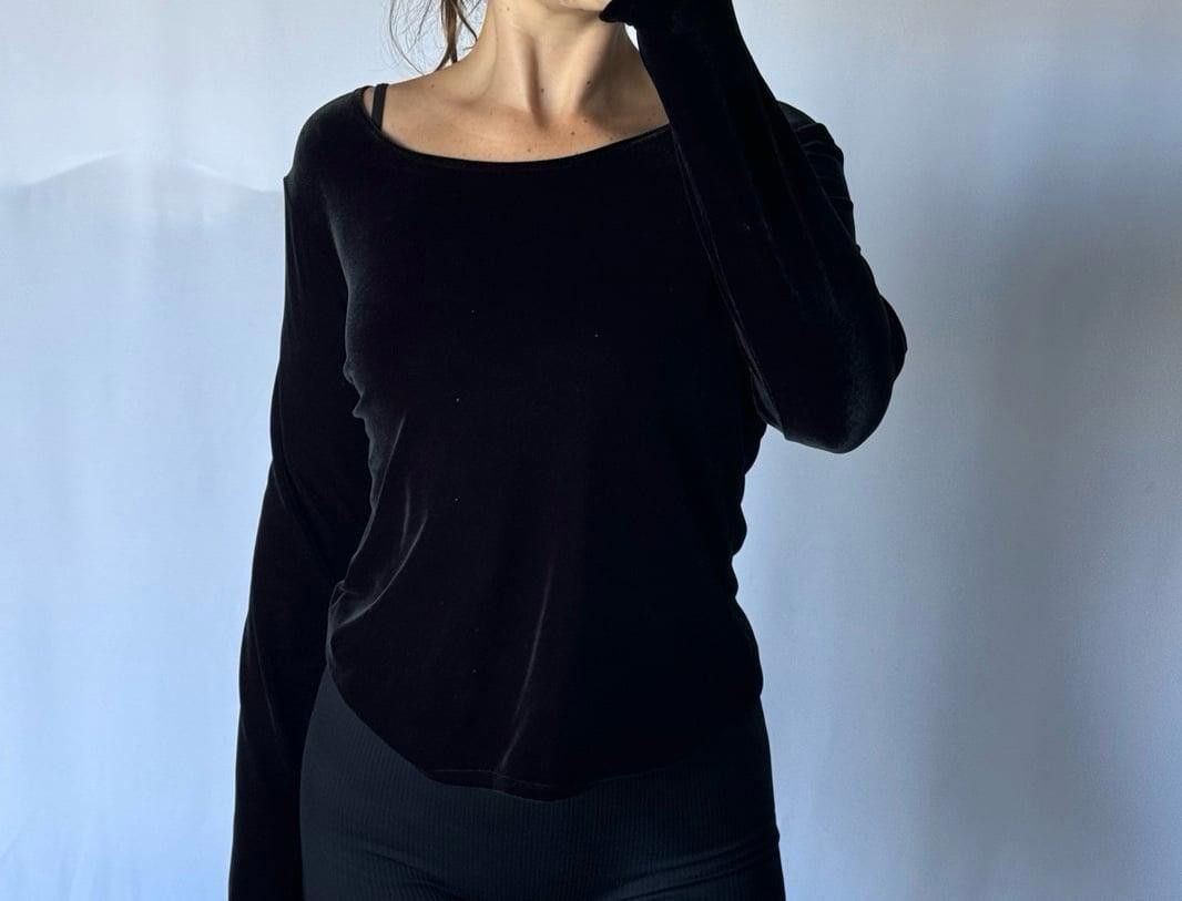 Banana Republic Velvet Longsleeve Shirt Size S / US 4 / IT 40 - 4 Thumbnail