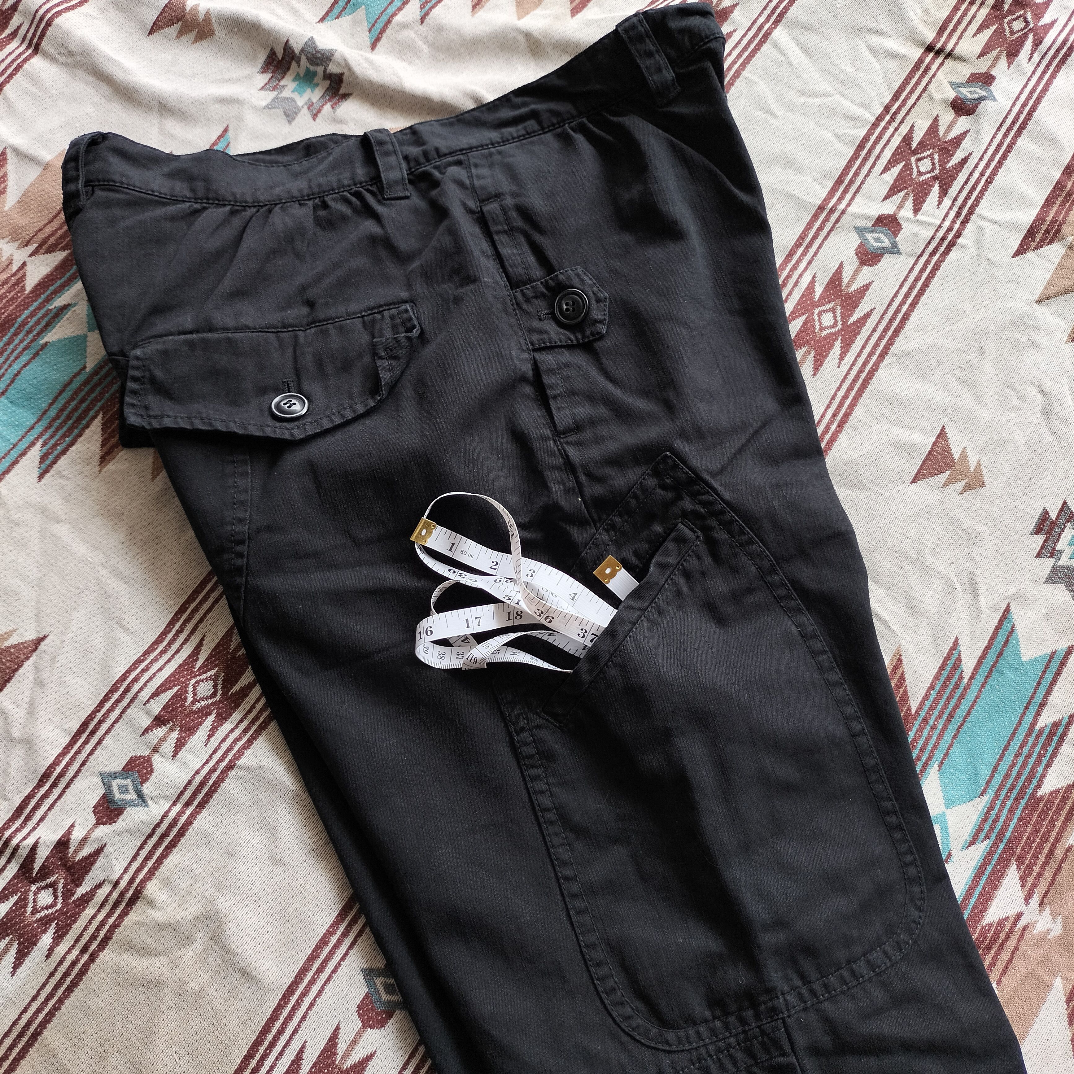 Issey Miyake SunaoKuwahara cargo wide leg bush pants Size US 31 - 8 Thumbnail