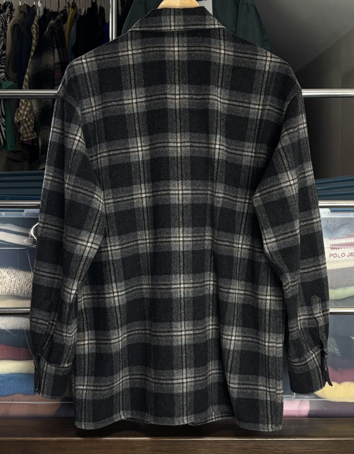 Dolce & Gabbana Dolce & Gabbana Checkered Wool Plaid Flannel Over Shirt Size US M / EU 48-50 / 2 - 8 Thumbnail
