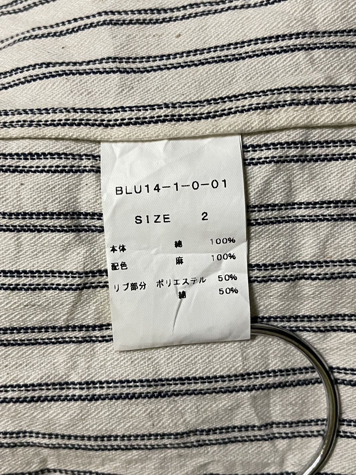 Japanese Brand × STUDIOUS Studious Pocket Shirt Striped Long Sleeve Size US M / EU 48-50 / 2 - 15 Thumbnail