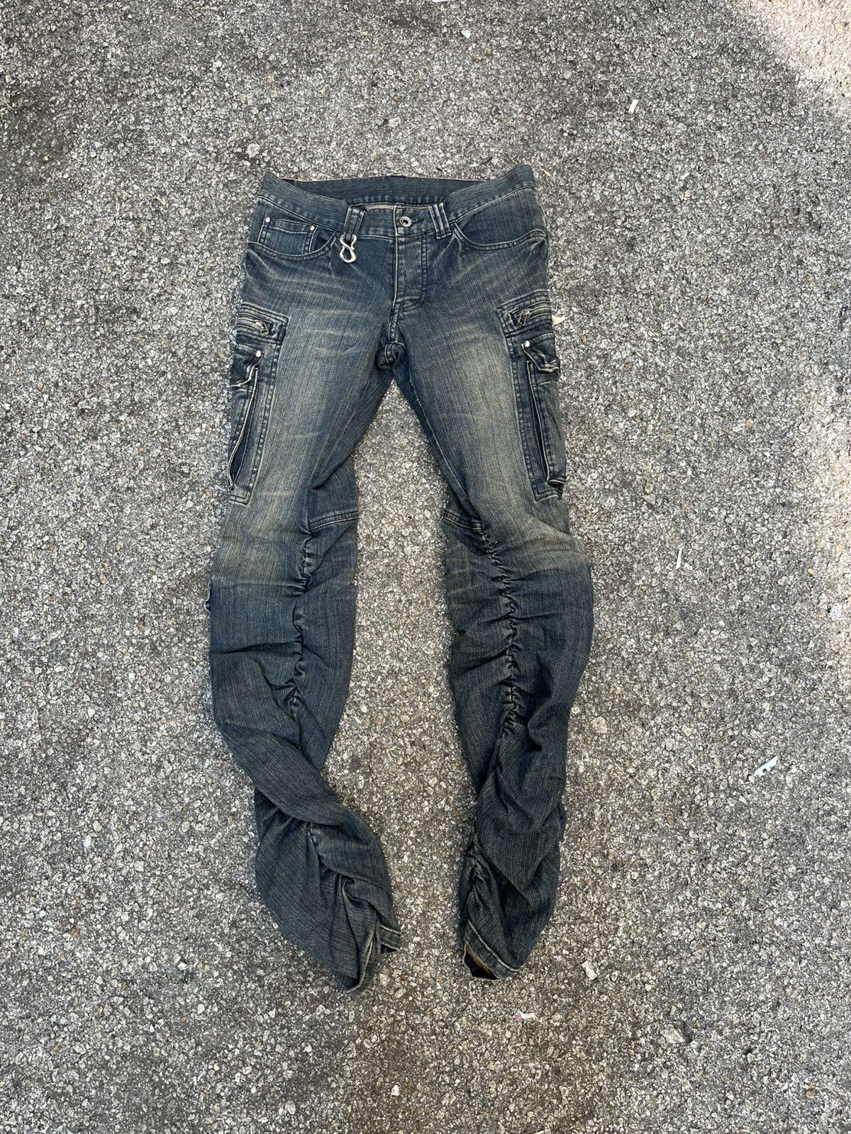 14th Addiction 5351 Pour Les Hommes Jeans Cargo Multi Pocket Pants Size US 30 / EU 46 - 1 Thumbnail