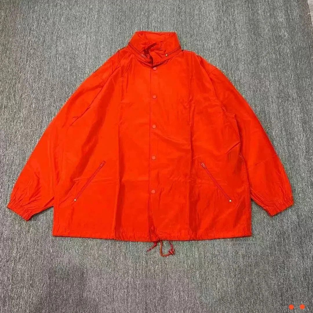 Balenciaga Balenciaga Red Embroidered Logo Jacket. Size US M / EU 48-50 / 2 - 1 Thumbnail