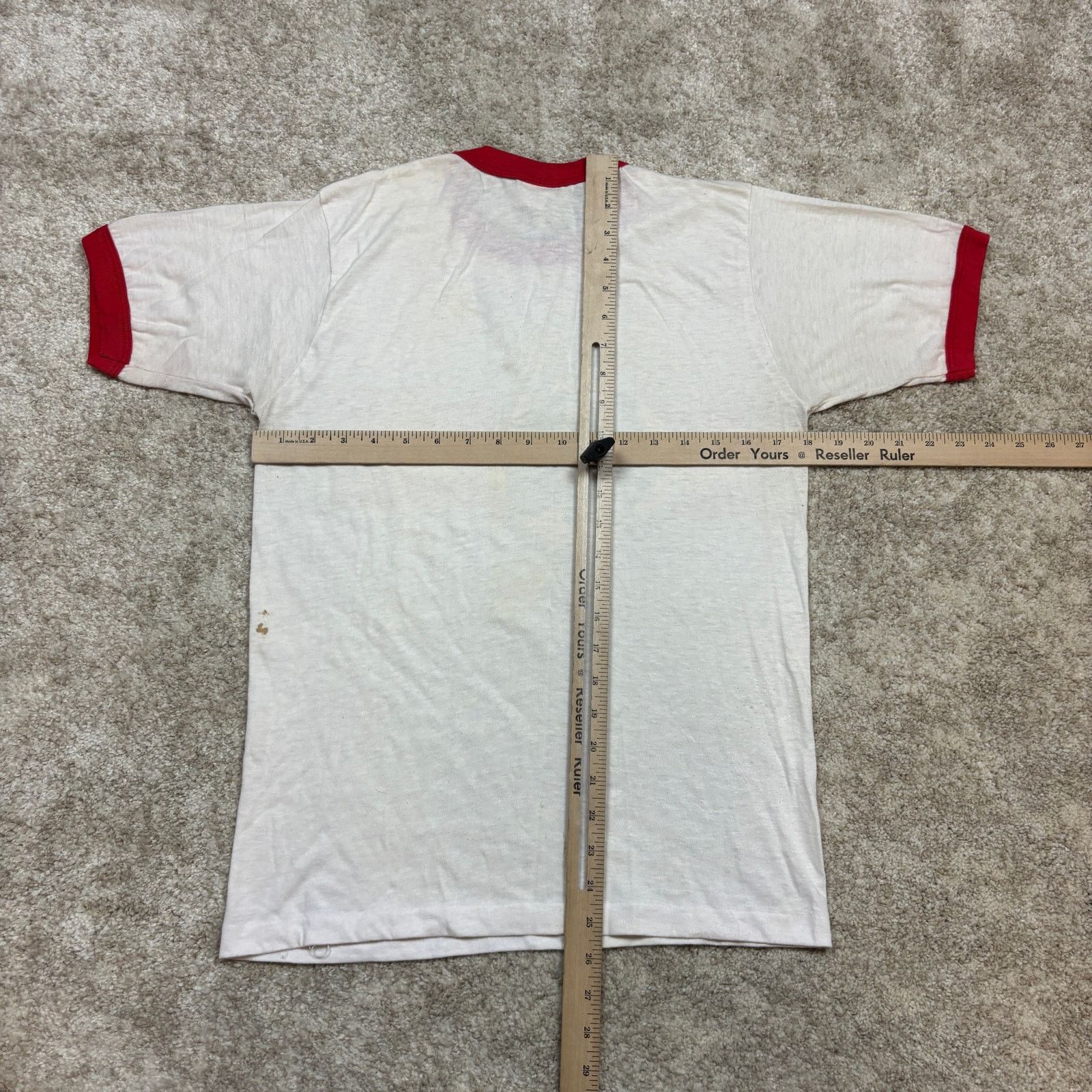 Vintage Vintage 80s USMC MOS 3000 Marines Ringer Tee Shirt Men's M Size US M / EU 48-50 / 2 - 3 Thumbnail