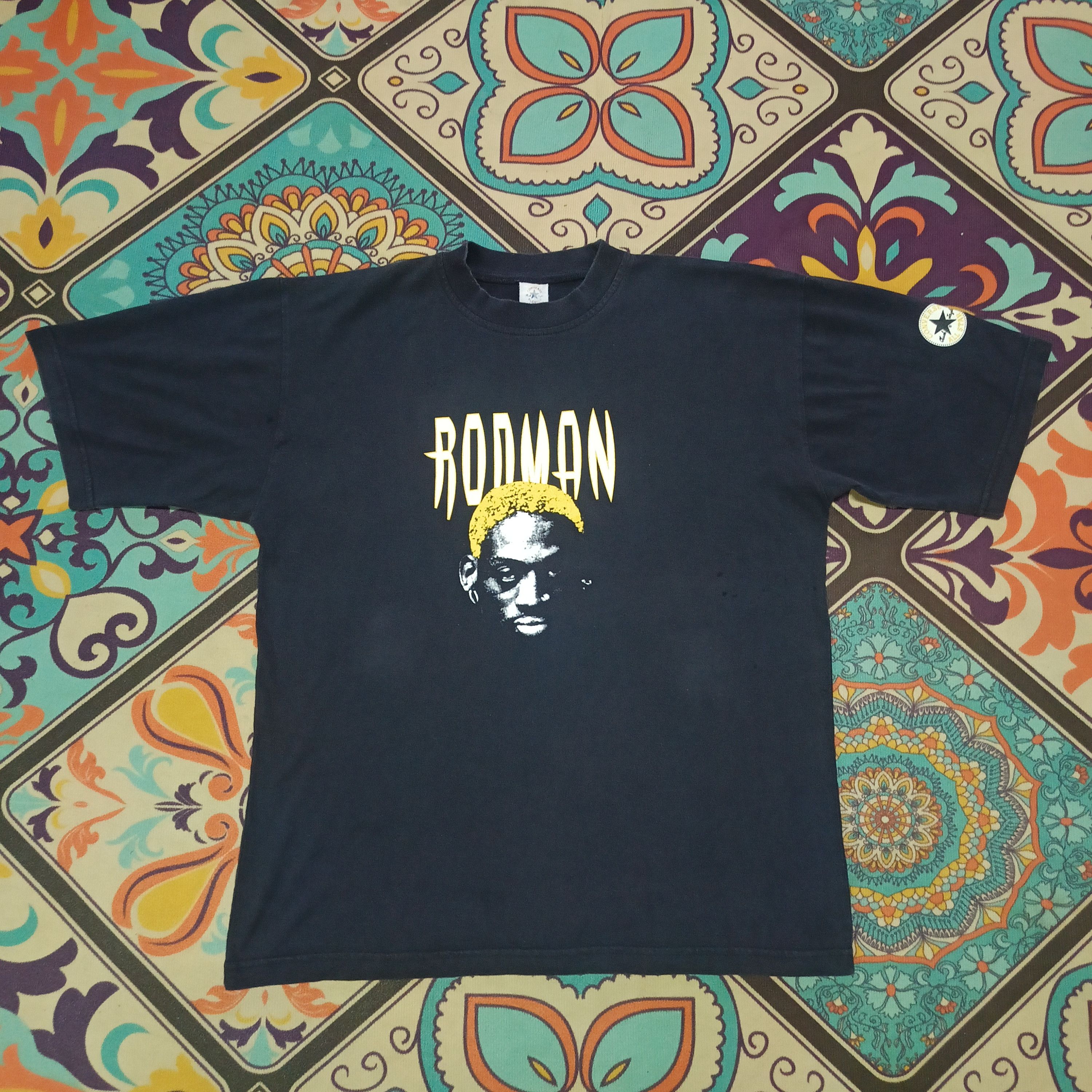 Vintage Vintage Converse X Rodman Tee Size US L / EU 52-54 / 3 - 3 Thumbnail