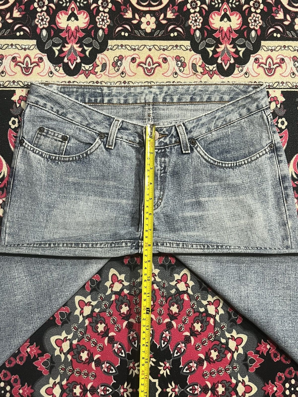 5351 POUR LES HOMMES ⚡️Sick⚡️Damyller Mud Max Inspired Super Bellbottom Flare Jean Size US 31 - 12 Thumbnail