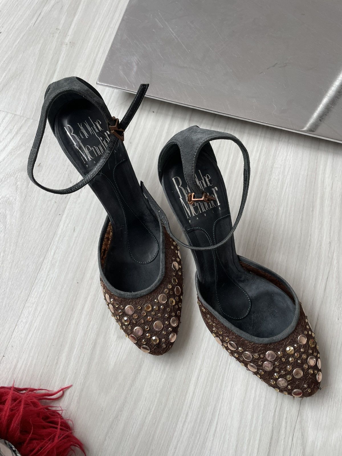 Vintage Rodolphe Menudier mules Size US 6 / IT 36 - 15 Thumbnail