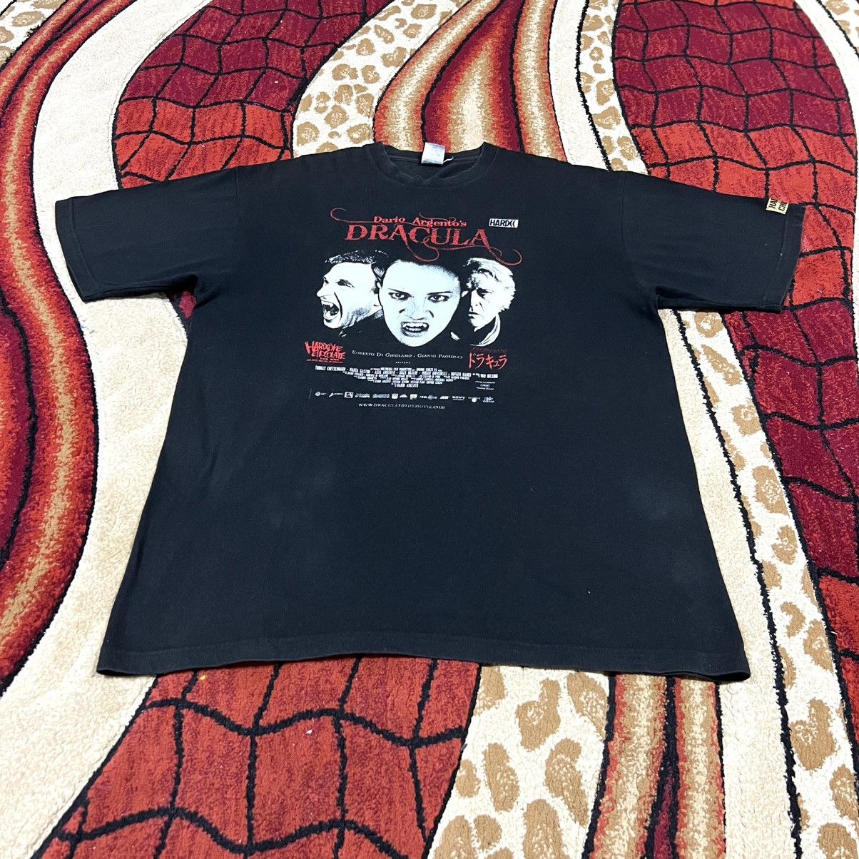 Band Tees Vintage Dario Argento's Dracula Horror Movie Rare T Shirt Size US XL / EU 56 / 4 - 3 Thumbnail