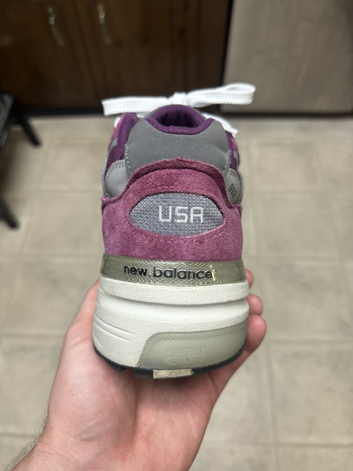 New Balance New Balance 992 Purple/Grey Size US 11 / EU 44 - 10 Thumbnail