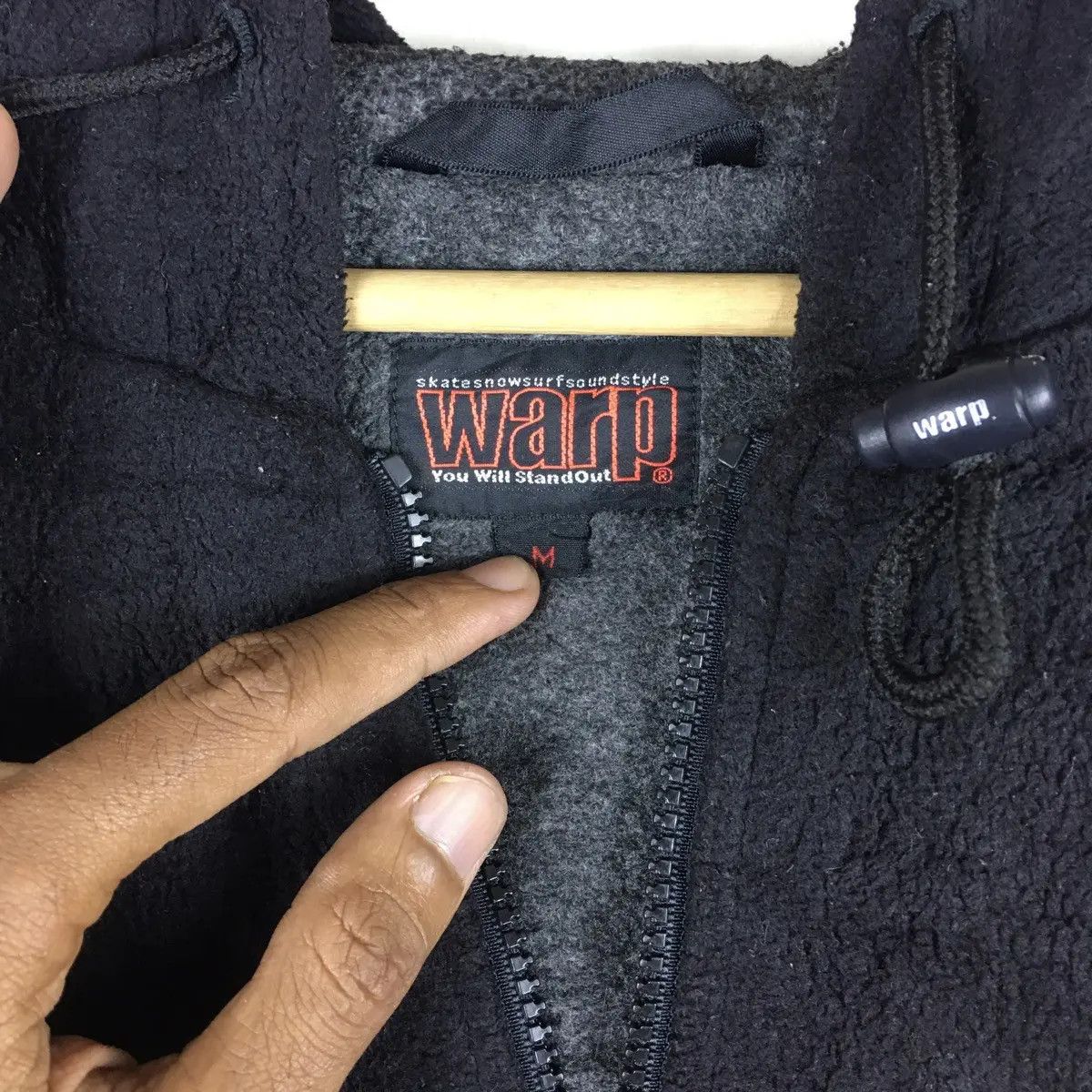 Vintage Vtg WARP Skateboard Snowboard Jacket Parka Trench Outdoor Size US M / EU 48-50 / 2 - 4 Thumbnail