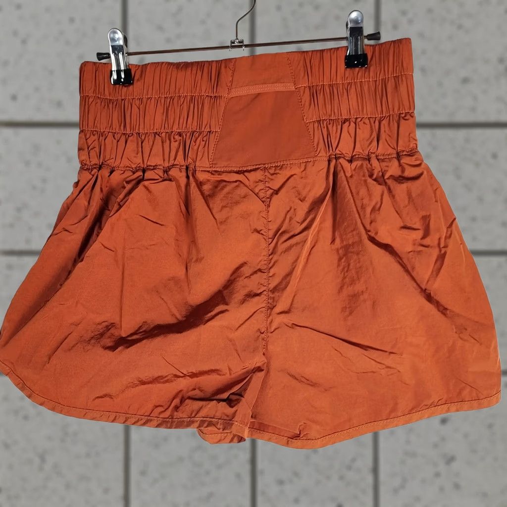 Free People VINTAGE Free People Movement Womens Medium Running Shorts Lined Rust Athletic Size 32" / US 10 / IT 46 - 1 Thumbnail
