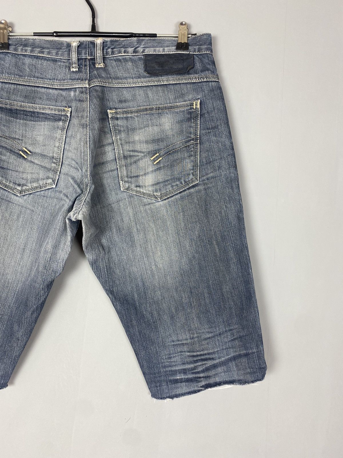 Neil Barrett × Vintage Vintage 90s Neil Barrett jeans shorts Size US 34 / EU 50 - 3 Thumbnail