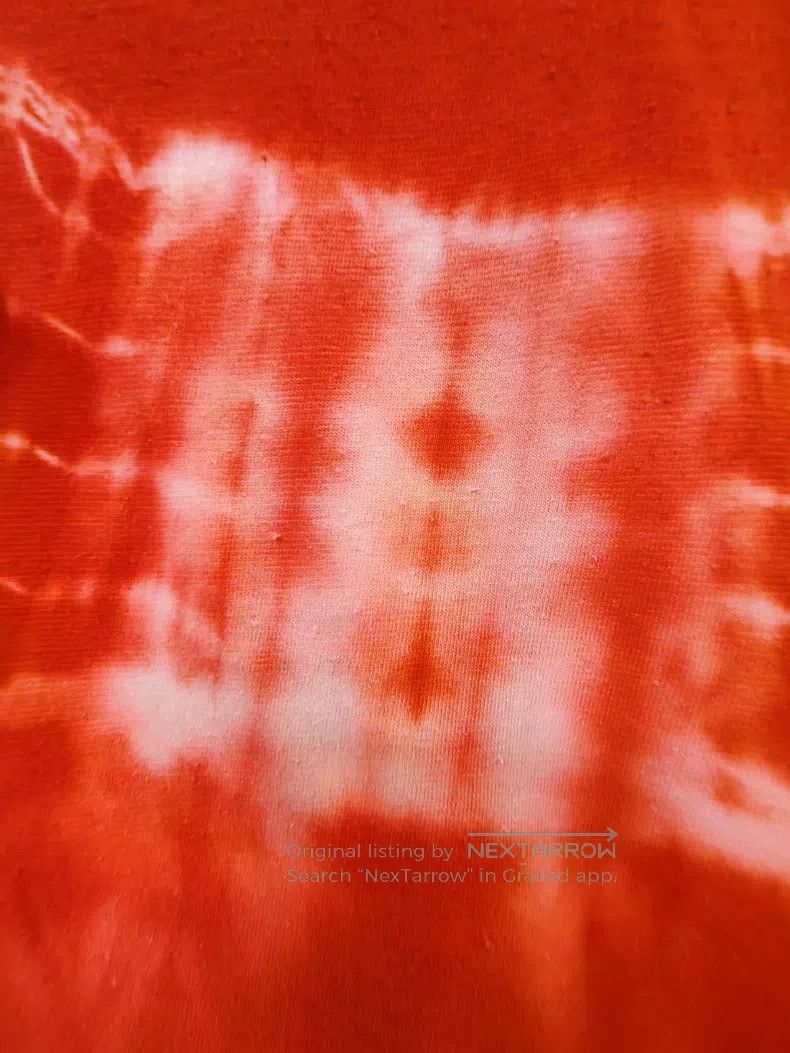 Loewe Loewe Red and White Tie-Dye Long Sleeve Silk T-Shirt, Size Size XL / US 12-14 / IT 48-50 - 7 Thumbnail