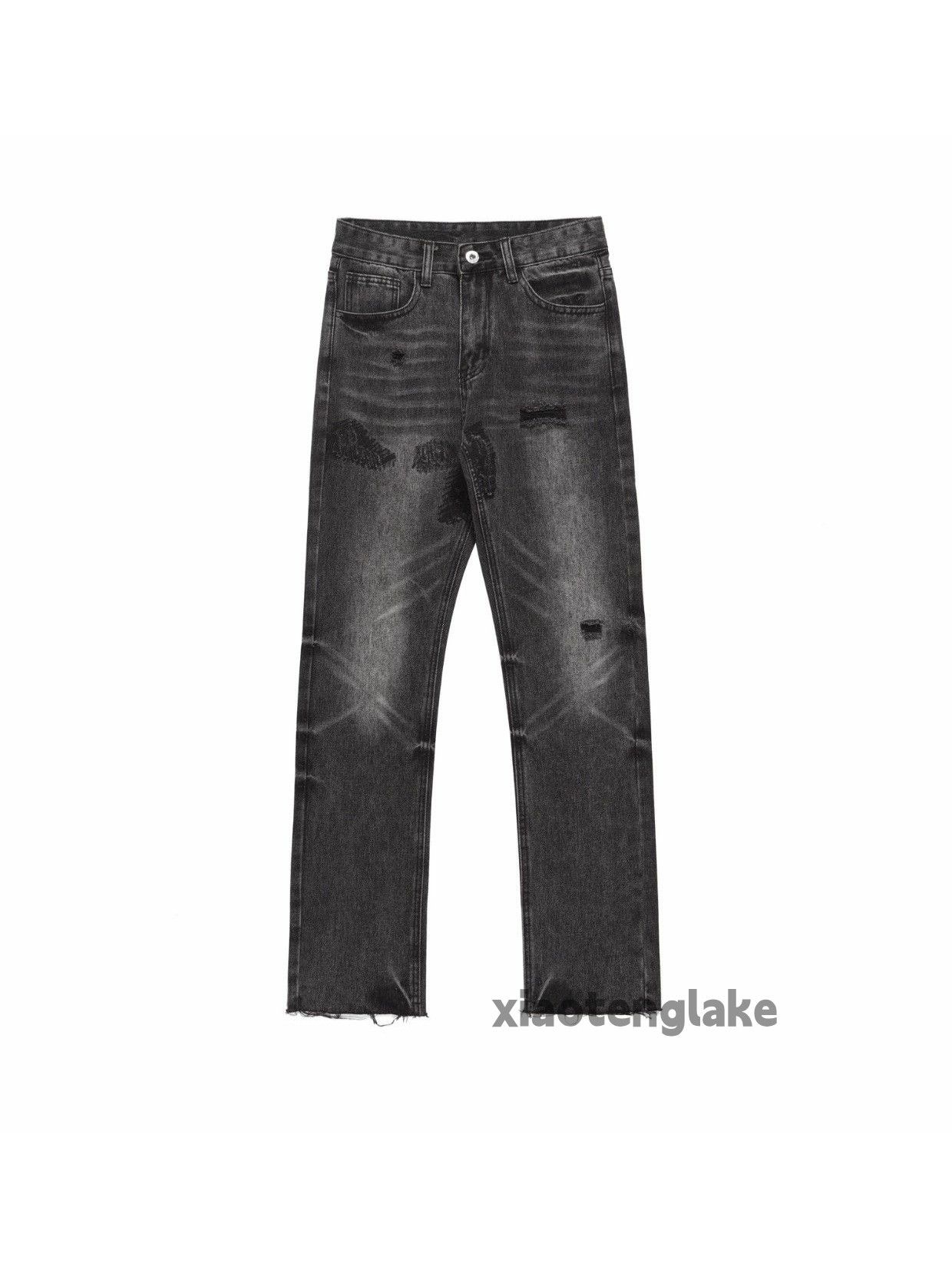 Jean × Vintage washed faded punk grunge damaged ripped jeans Size US 32 / EU 48 - 5 Thumbnail