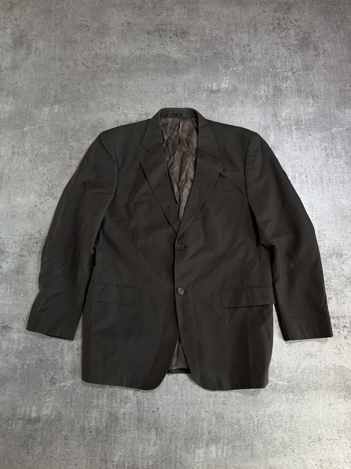 Balmain × Designer Balmain Paris Blazer Suit Jacket Vintage 90s Elegance Size 52R - 1 Thumbnail