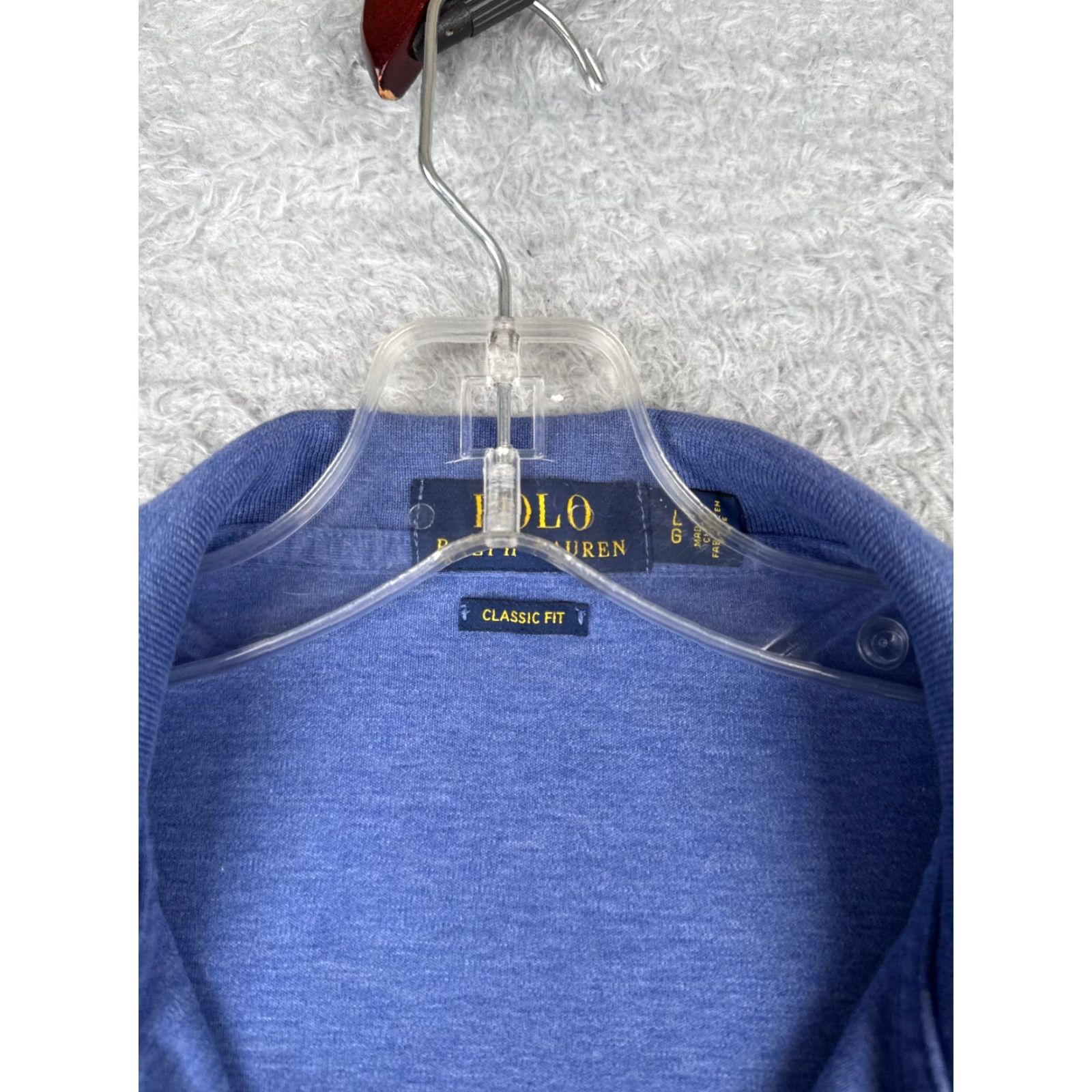 Ralph Lauren Ralph Lauren Polo Shirt Men Large Blue 100% Cotton Jersey Polo Shirt Slim Fit Casual Golf Driving Modern American Sports Size US L / EU 52-54 / 3 - 7 Thumbnail