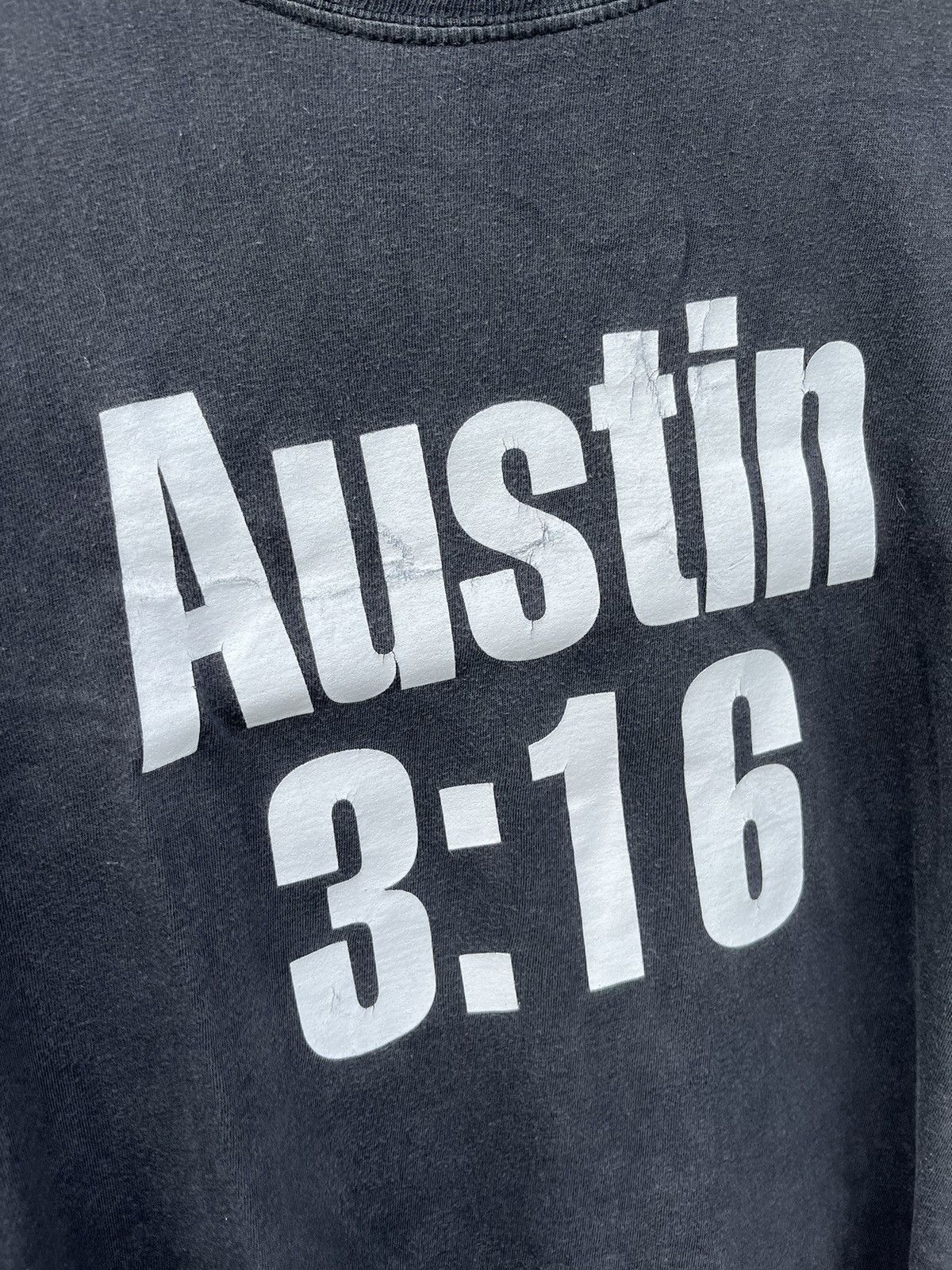Vintage × WWF Vintage Stone Cold 3:16 WWF Tee Washed Boxy Size US XL / EU 56 / 4 - 5 Thumbnail