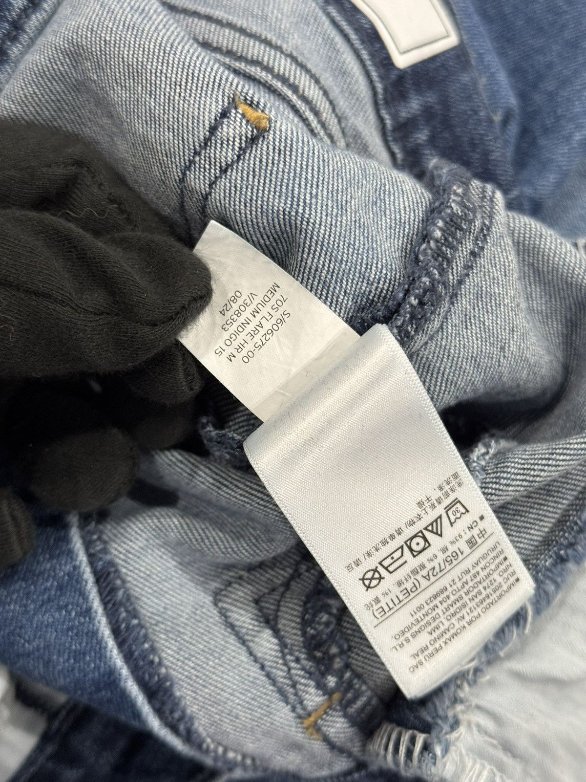 Gap GAP 70s Flare High Rise Jeans 28P Blue Denim Bell Bottom Y2K Size 28" / US 6 / IT 42 - 10 Thumbnail