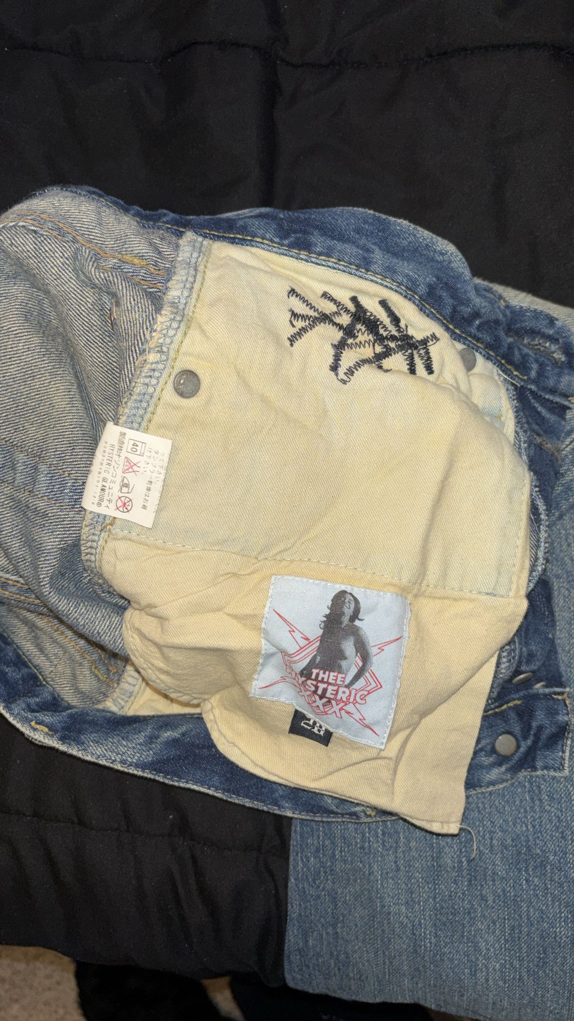 Hysteric Glamour Hysteric Glamour Chaos Denim Studded Size US 28 / EU 44 - 3 Thumbnail