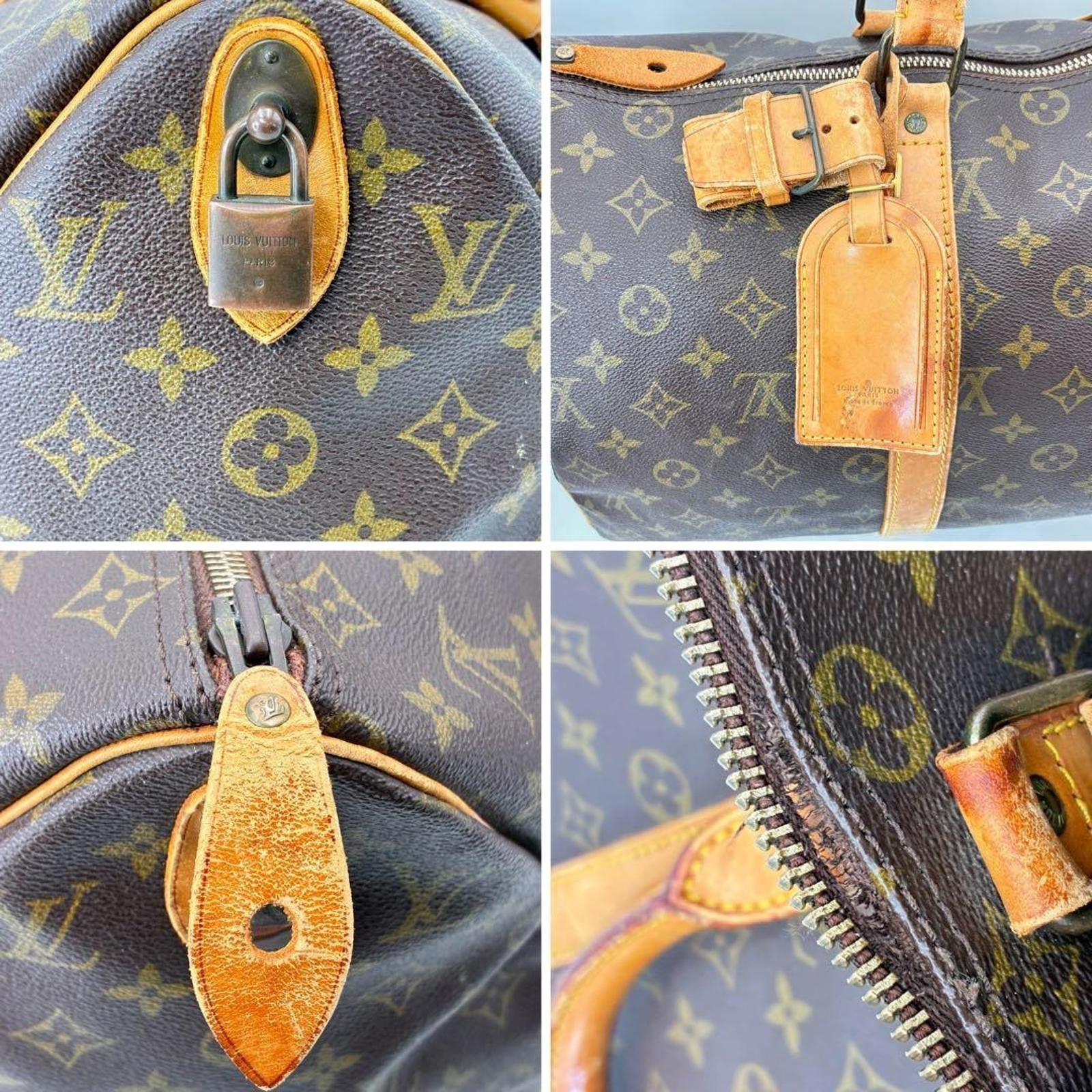 Louis Vuitton Louis Vuitton - Monogram Canvas Keepall 50 Travel Bag Size ONE SIZE - 4 Thumbnail