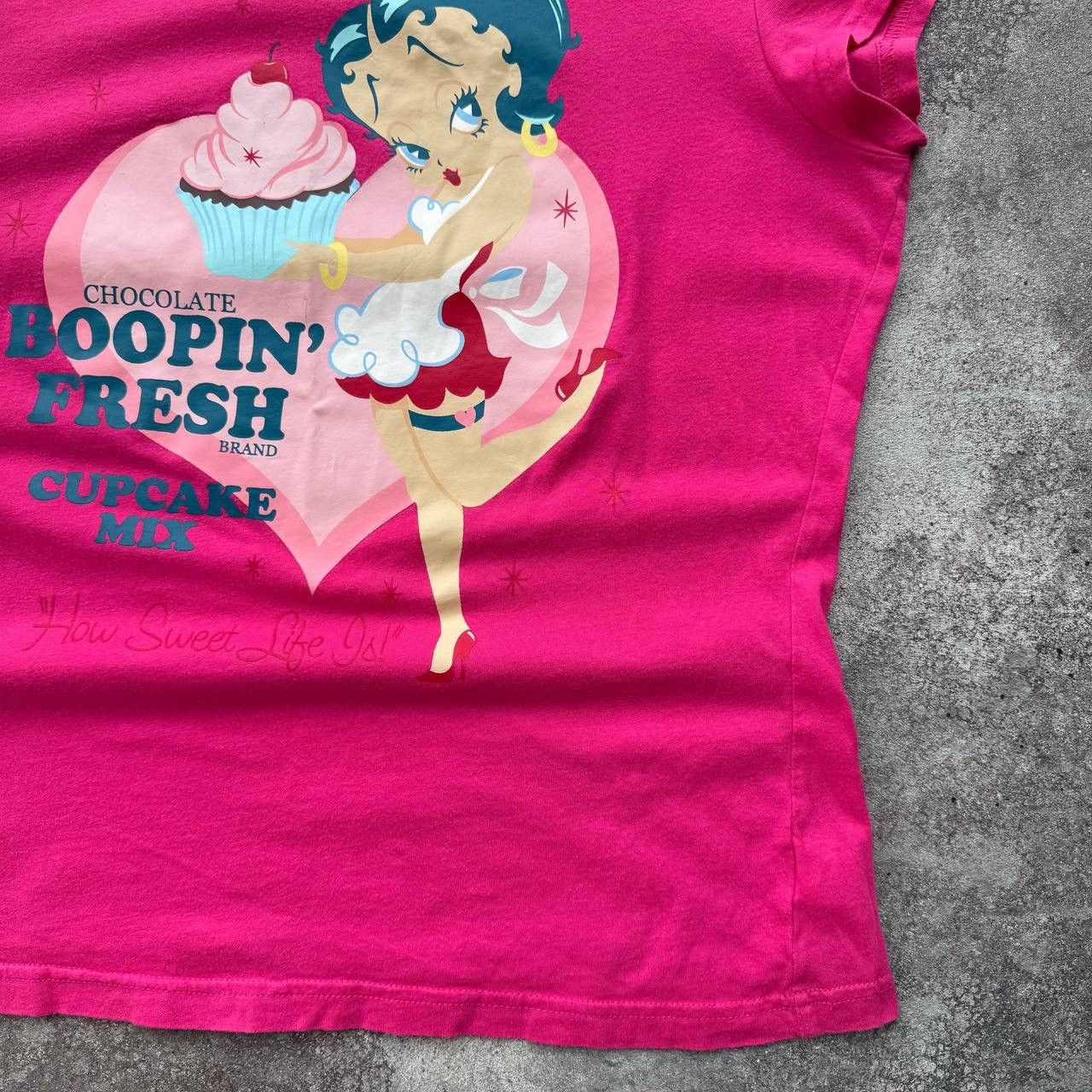 20471120 × Vintage Betty Boop Super Sexy Glamour Vintage T-Shirt Size M / US 6-8 / IT 42-44 - 6 Thumbnail
