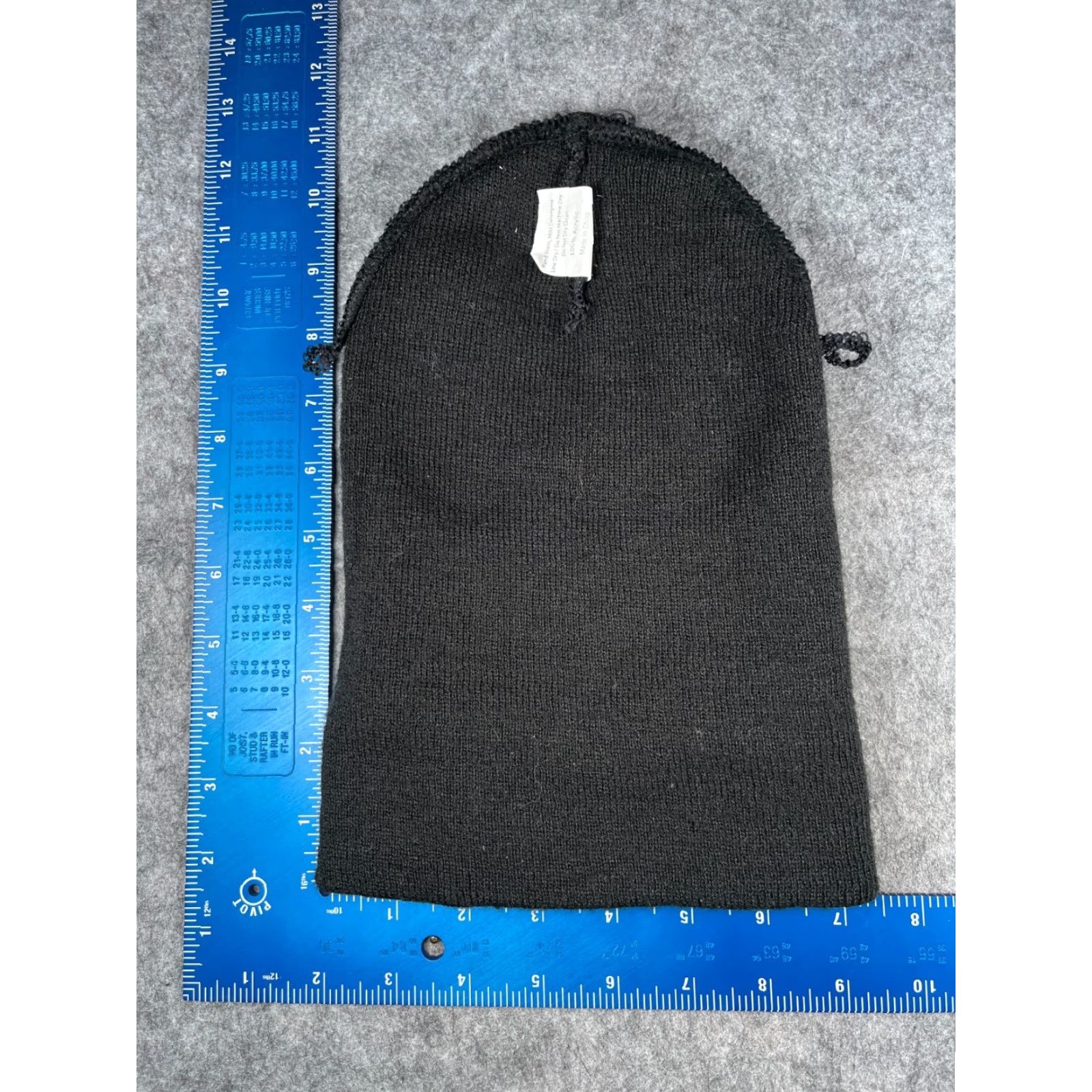Vintage Capamerica Muir Copper Canyon Farms Beanie Toque Adult One Size Black Knit 100% Acrylic Knit Beanie Capamerica Unisex Adults Black 100% Acrylic Beanie Size ONE SIZE - 6 Thumbnail
