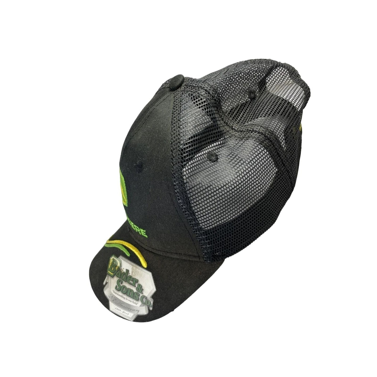John Deere Black And Green JOHN DEERE Logo Trucker Otto Hat 25th Annive Size ONE SIZE - 3 Thumbnail
