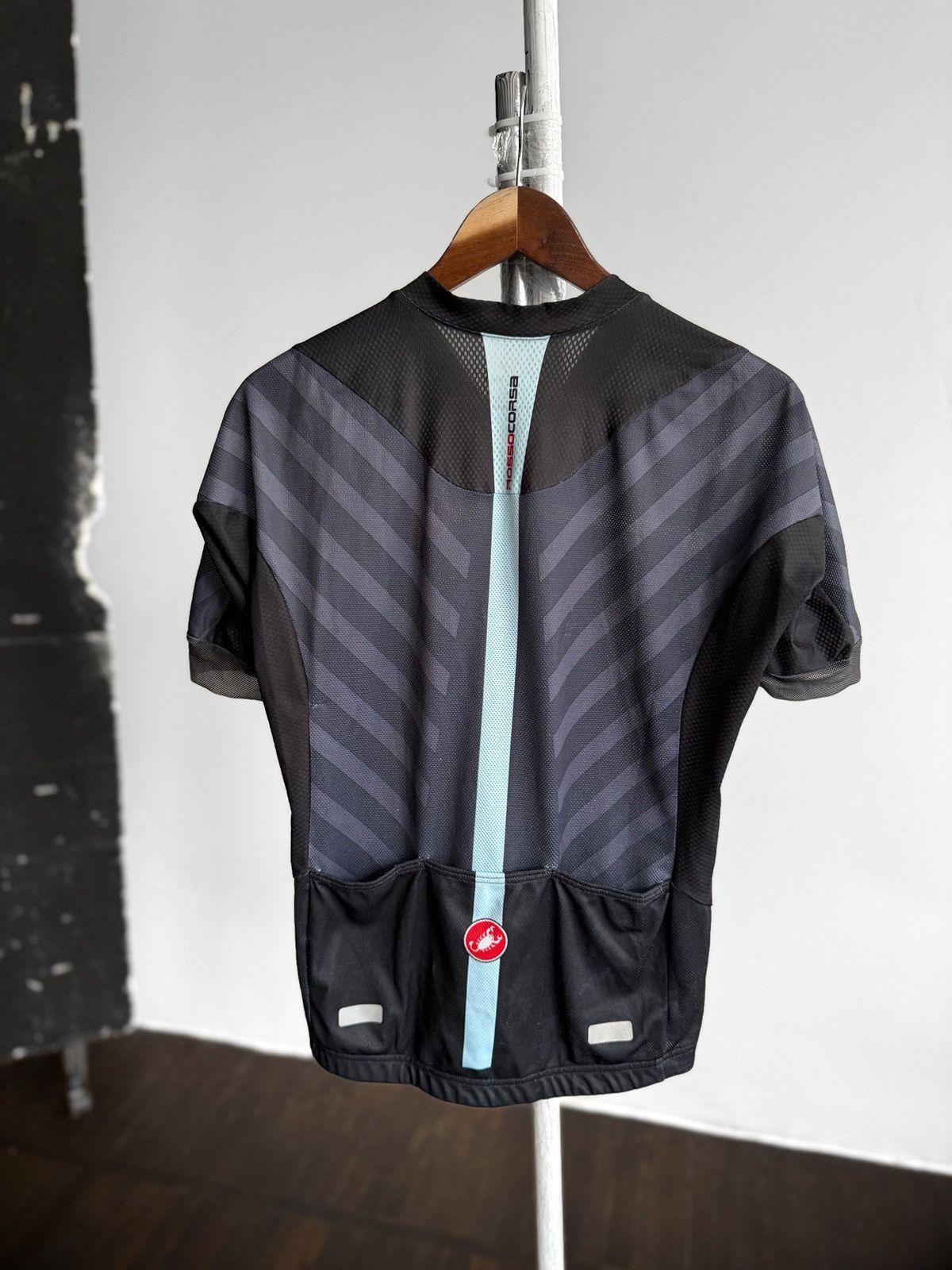 Other Castelli Rosso Corsa Womens Black Full Zip Cycling Jersey Size XL / US 12-14 / IT 48-50 - 2 Thumbnail