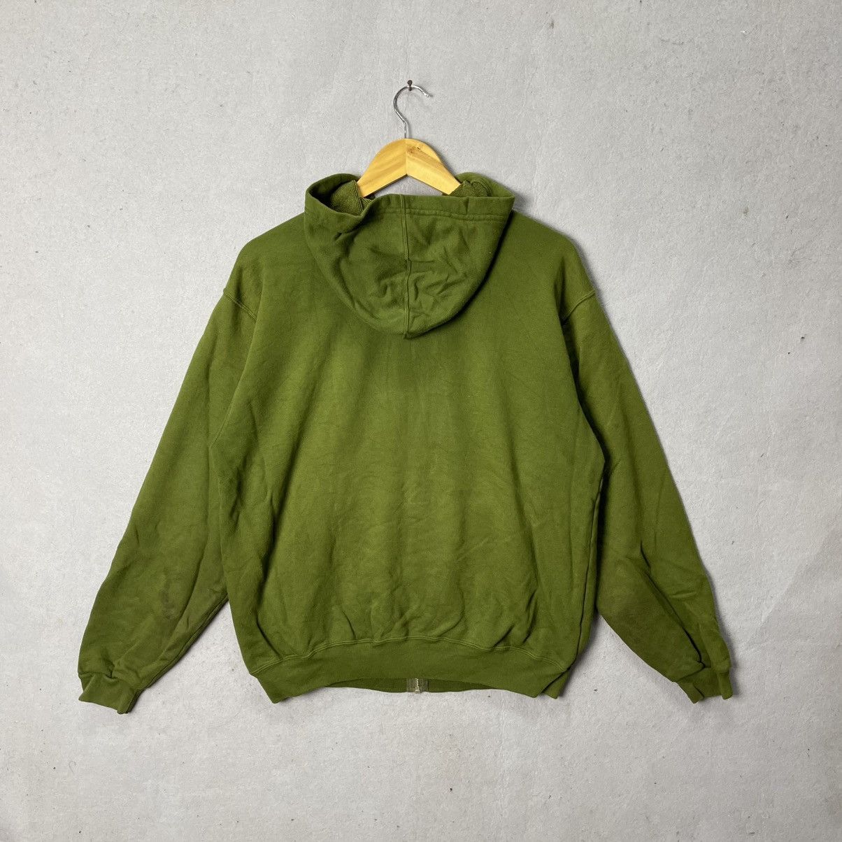 O'Neill 90s O’Neill Embroidered Logo Zip Hoodie Olive Green Size US L / EU 52-54 / 3 - 8 Thumbnail