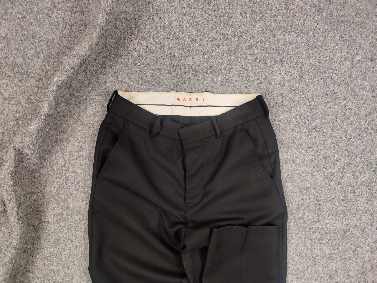 Marni Marni Design Classic Black Wool Trouser Pants Size 40" / US 18 - 3 Thumbnail