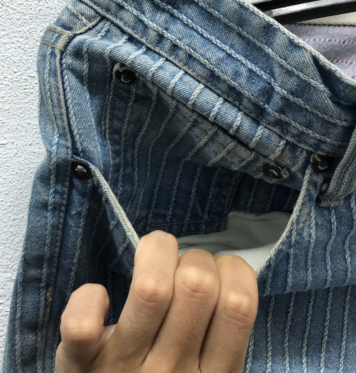 Japanese Brand Modern Vintage Blue Way Made In Japan Denim Pants Size US 32 / EU 48 - 6 Thumbnail