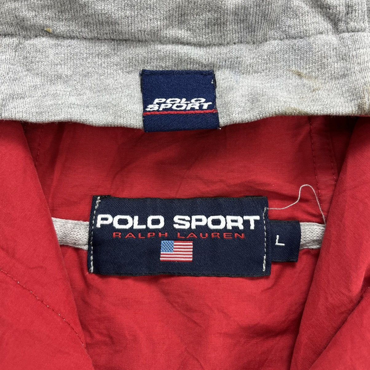 Polo Ralph Lauren 1990’s Vintage Polo Sport Ralph Lauren Small Logo Zip Hoodie Size US L / EU 52-54 / 3 - 5 Thumbnail